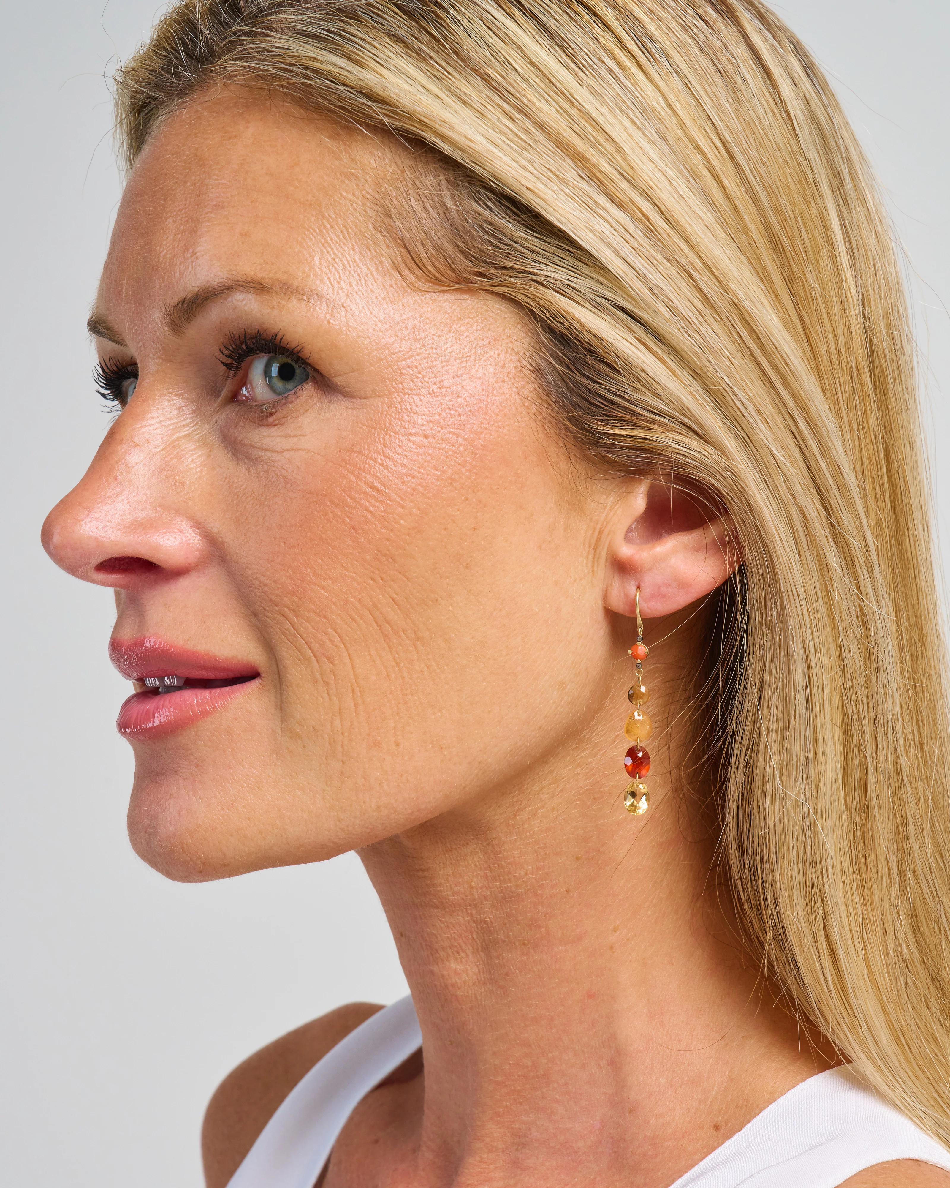 multi-stone drop earrings - Image 6