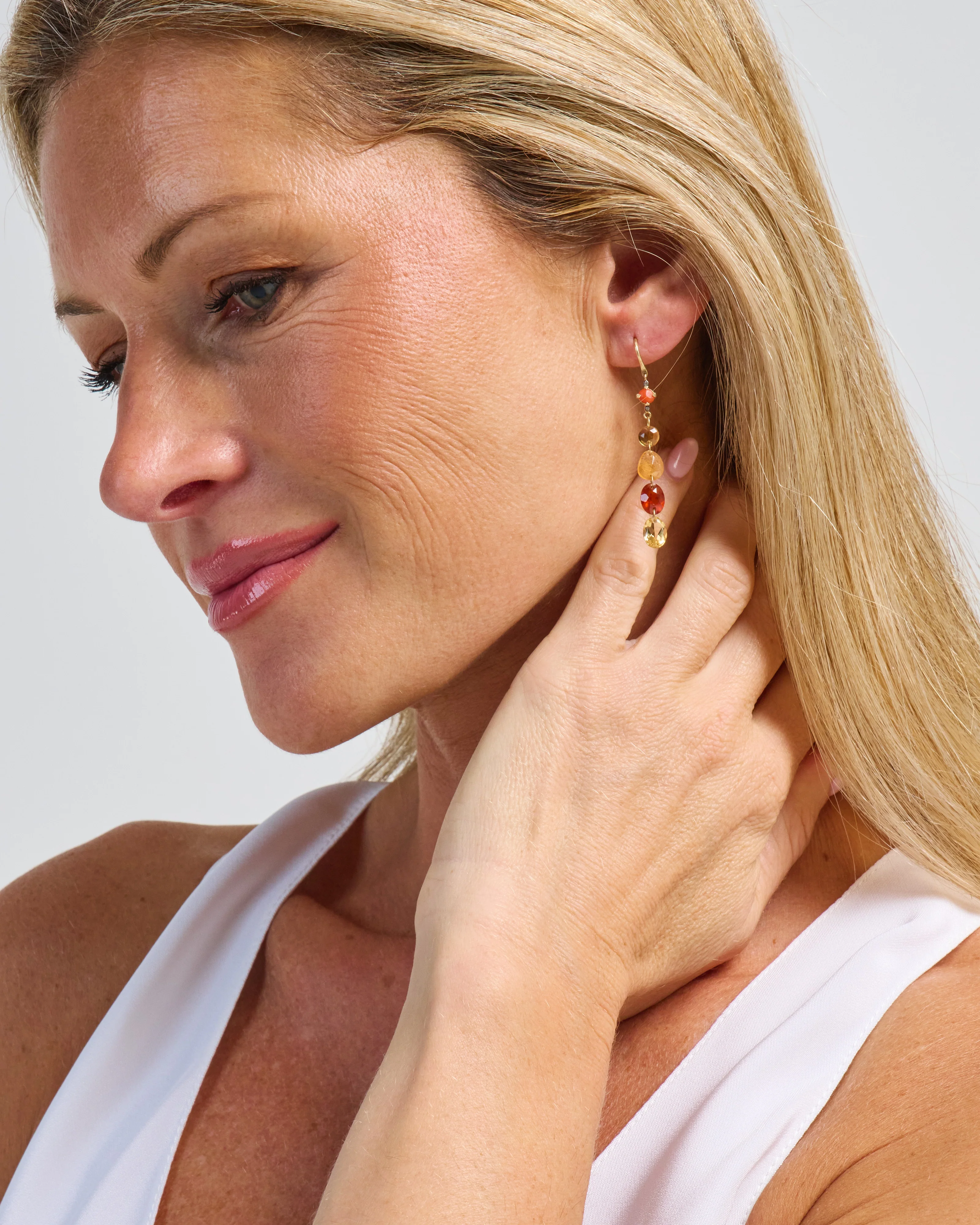multi-stone drop earrings - Image 7