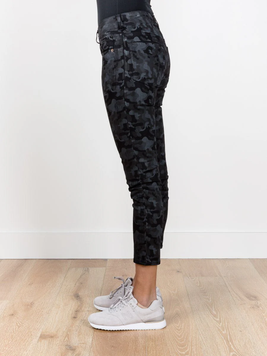 mini skinny jean - black camo - Image 2