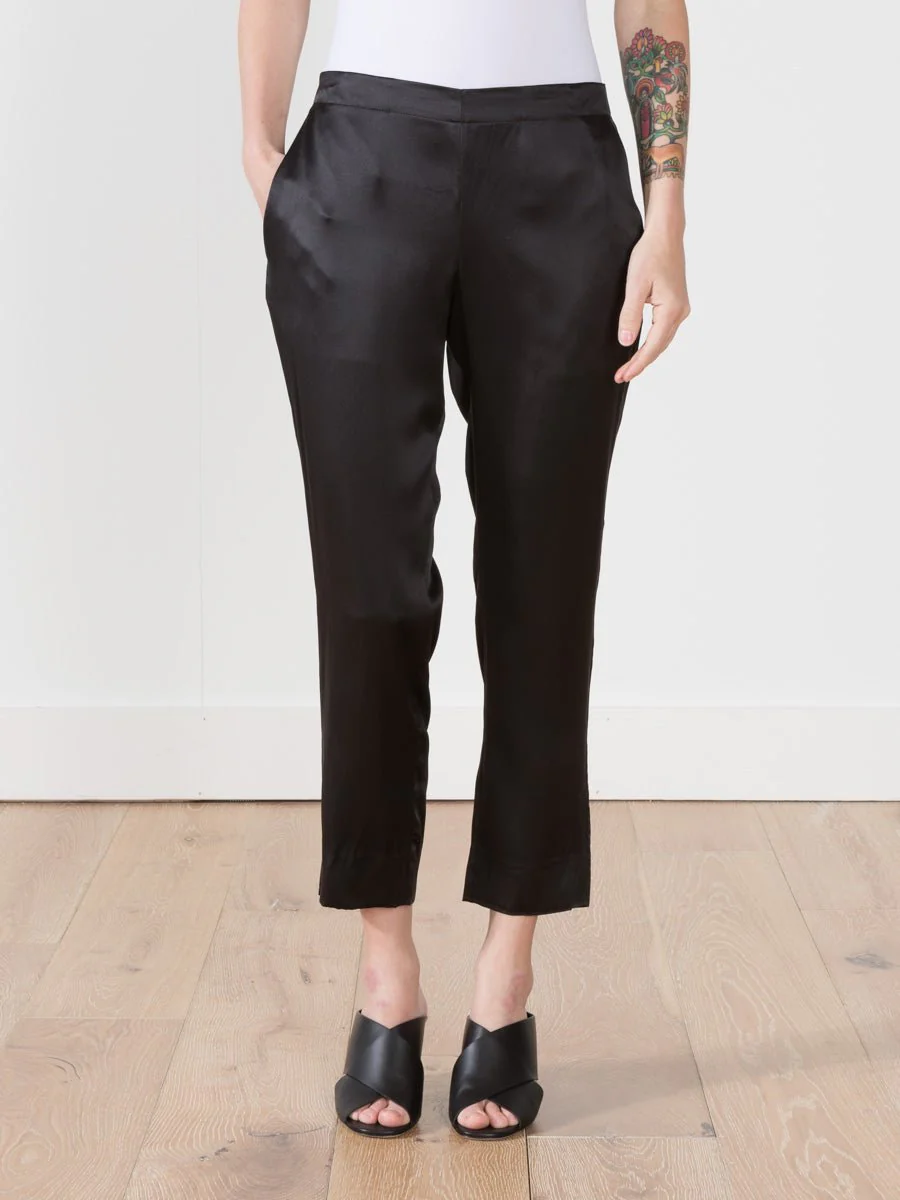 silk pull on pant