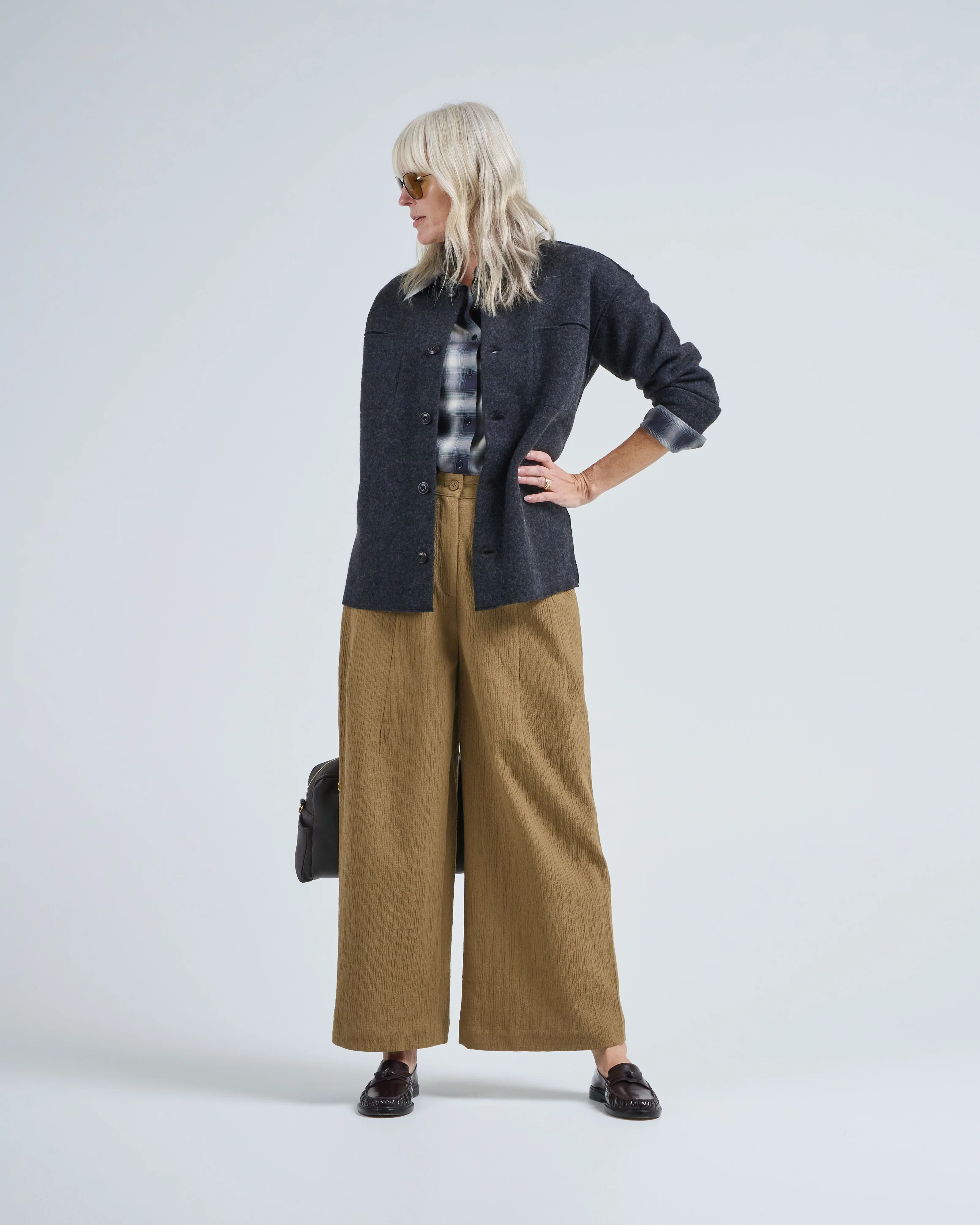 boiled wool shirt jacket - Image 3