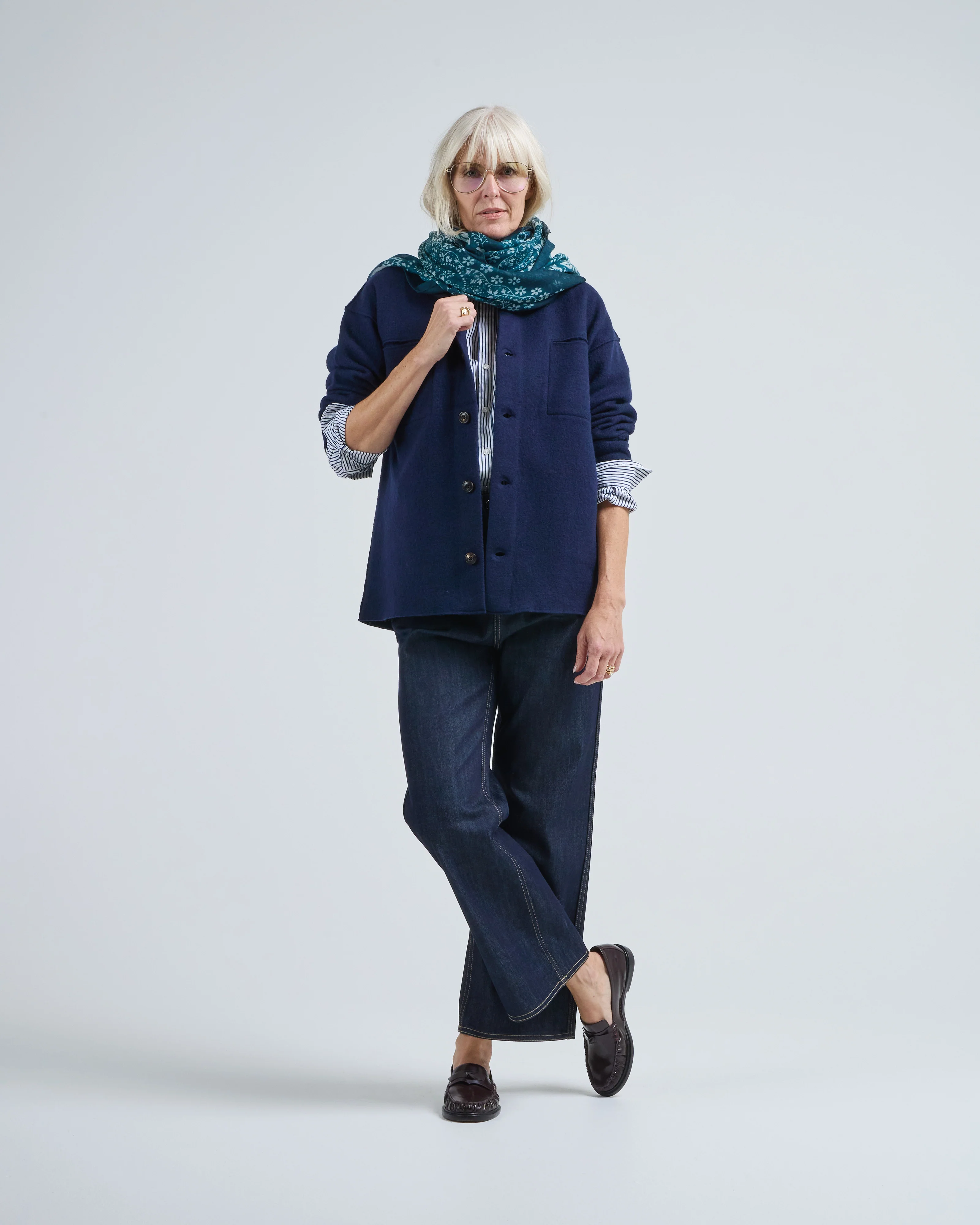 boiled wool shirt jacket - Image 5