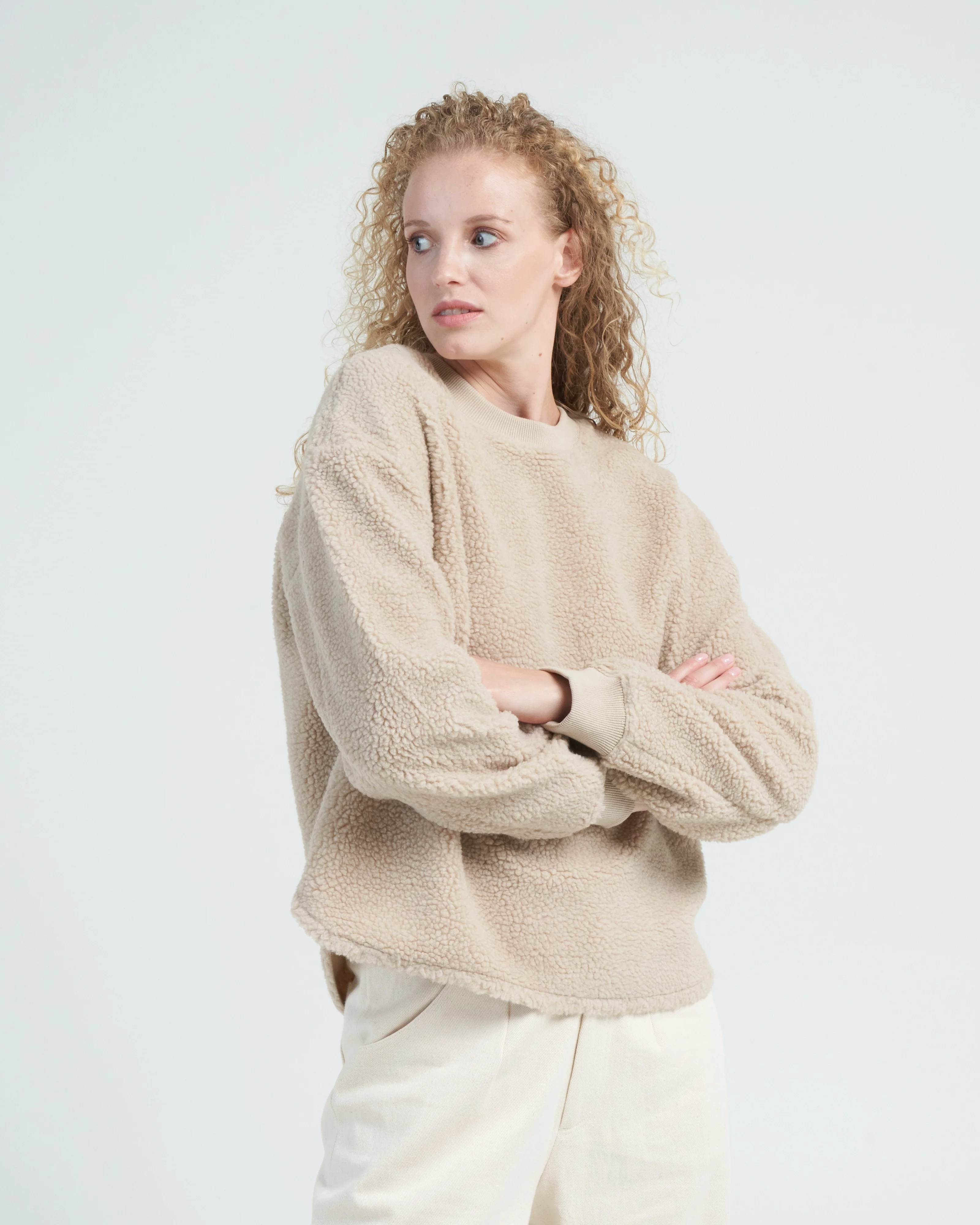 chunky keepsake jumper - beige - Image 3