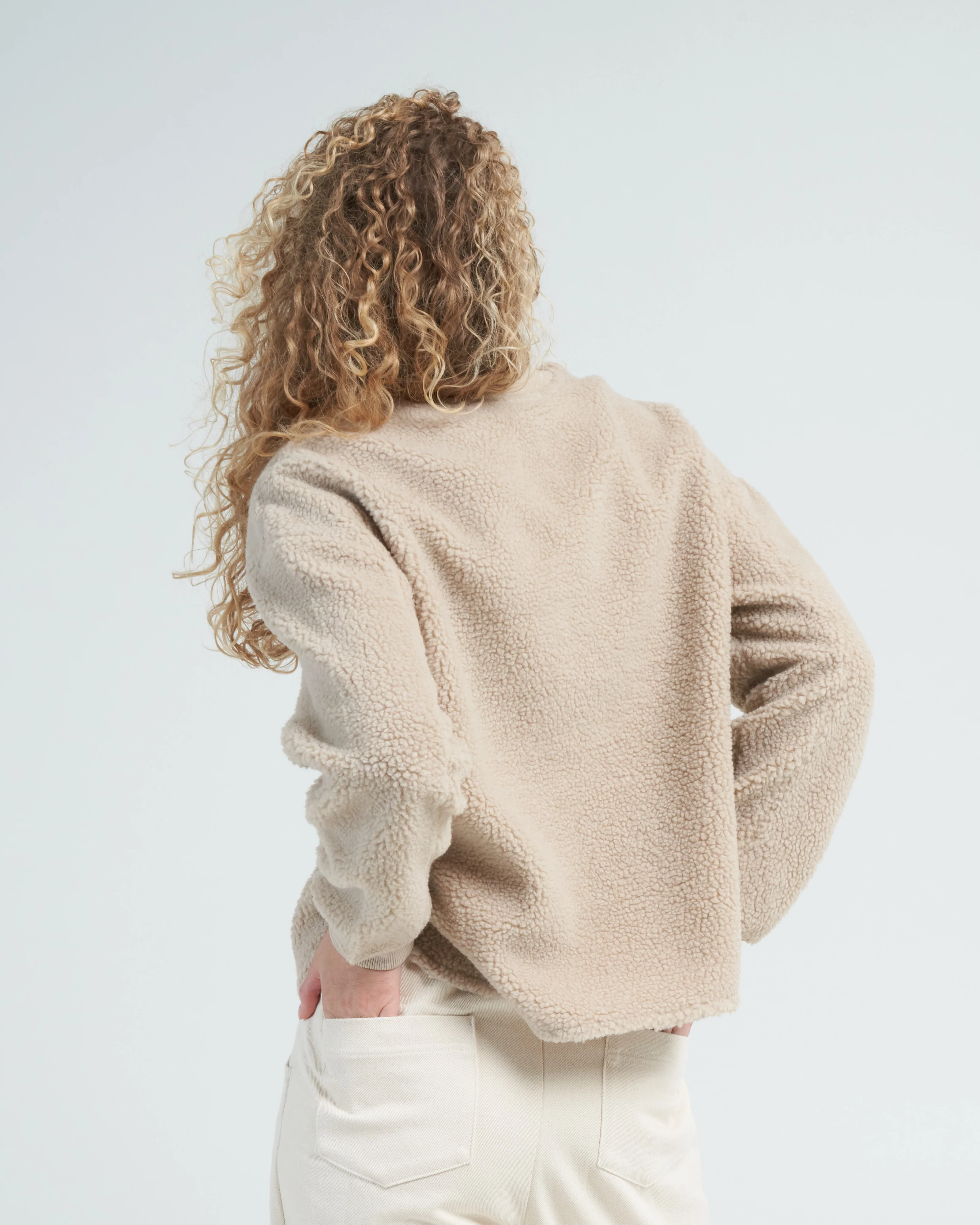chunky keepsake jumper - beige - Image 5
