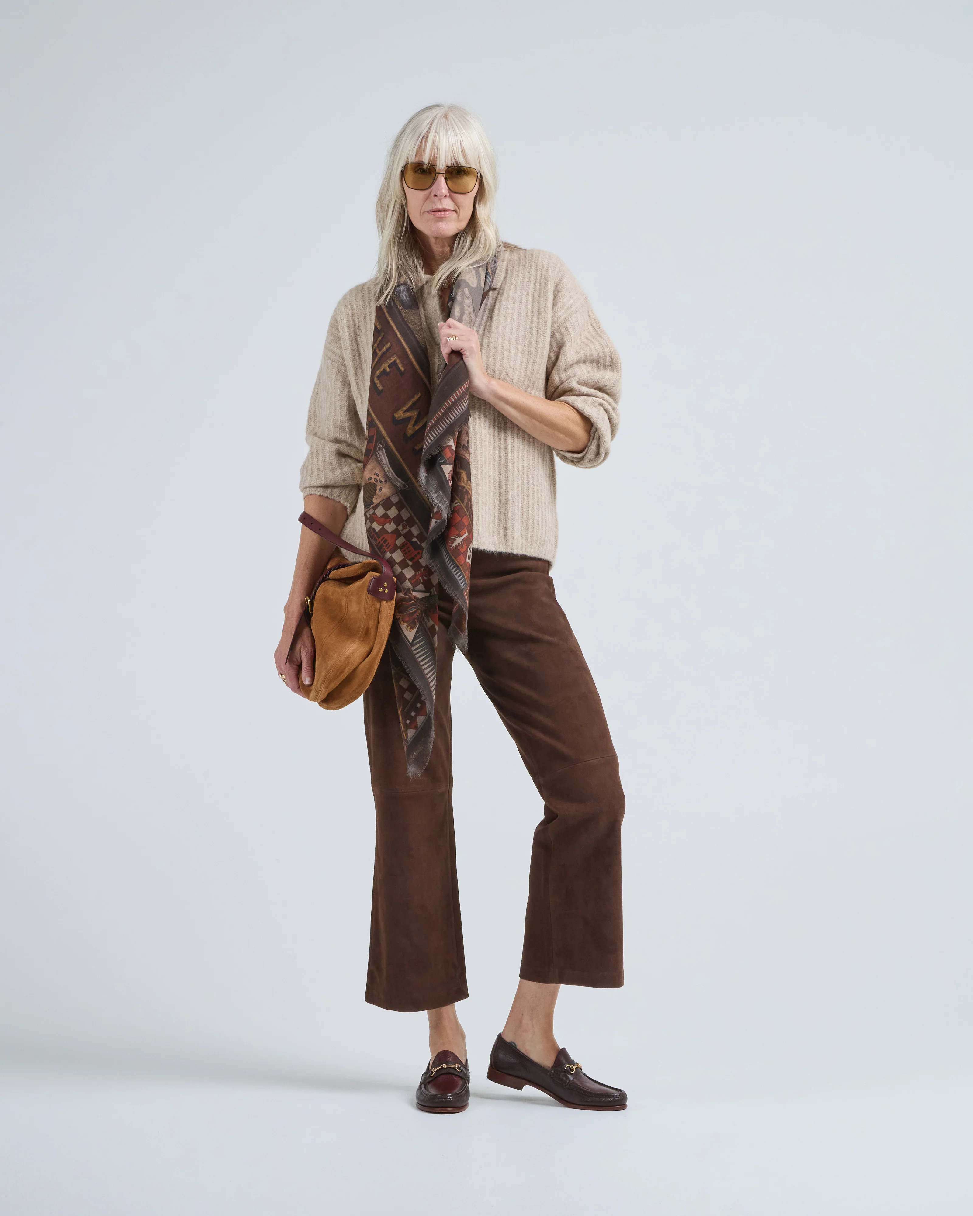 collared v-neck jumper
