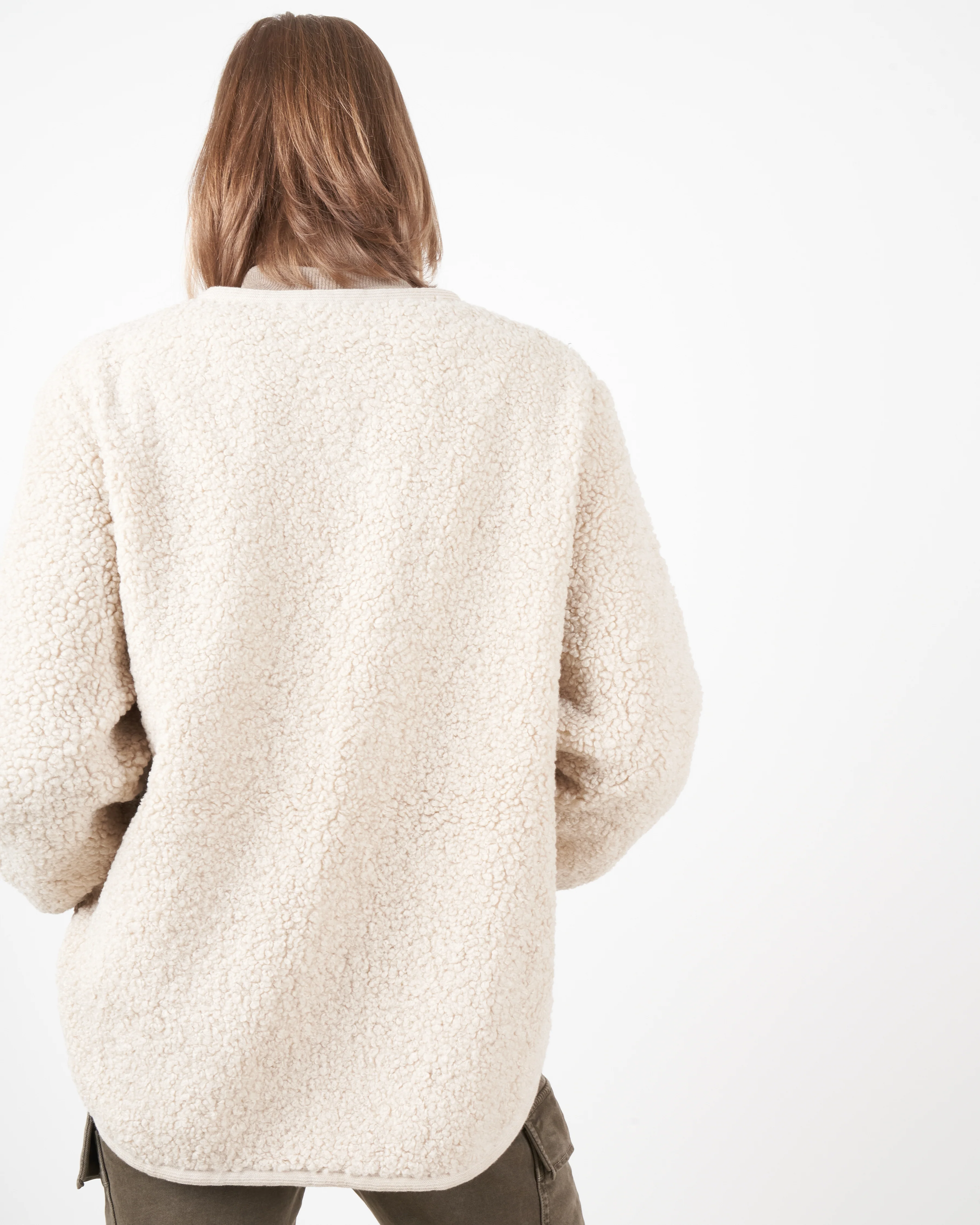 curly jacket - dove - Image 3