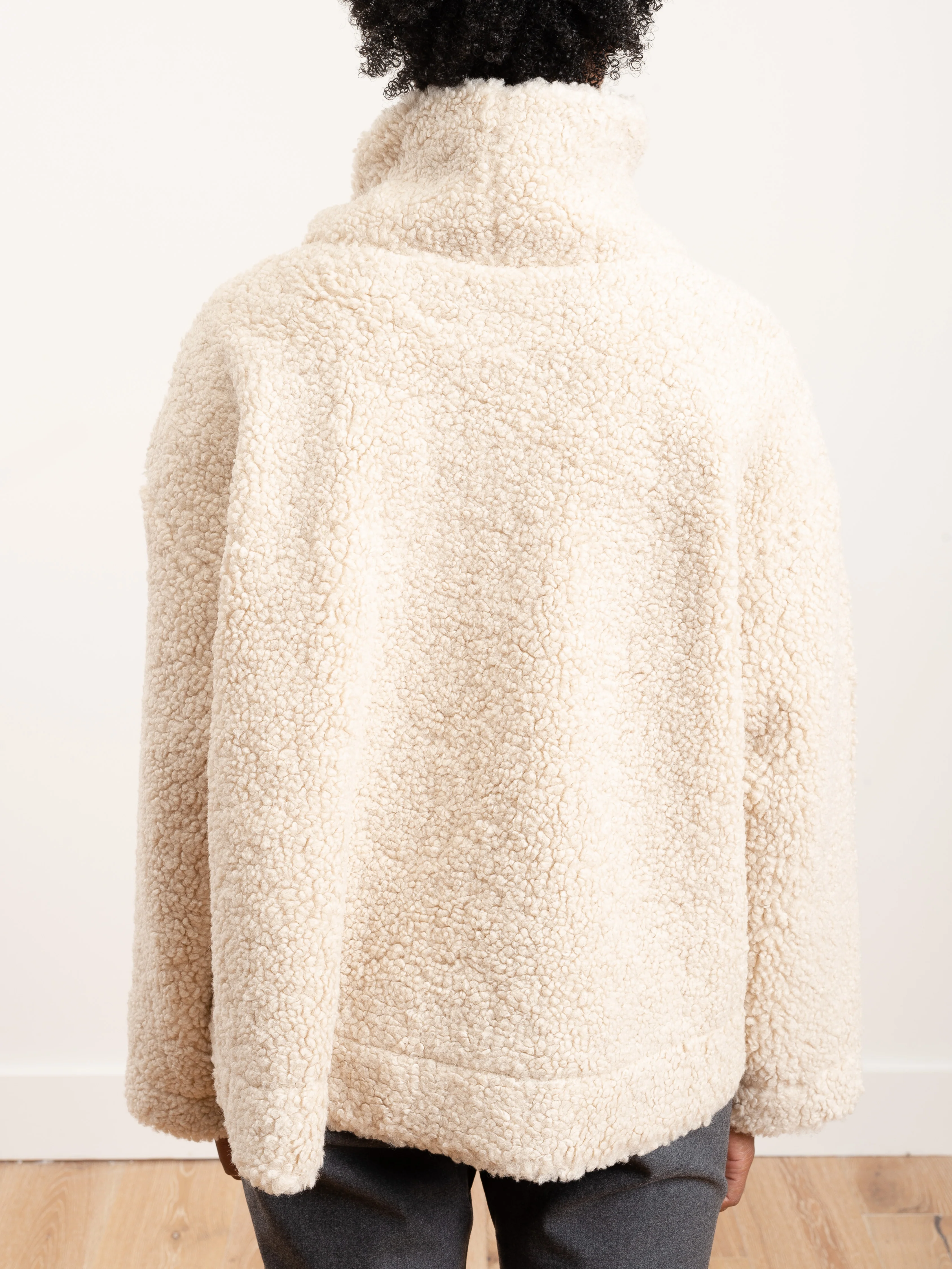 curly turtleneck - dove - Image 4