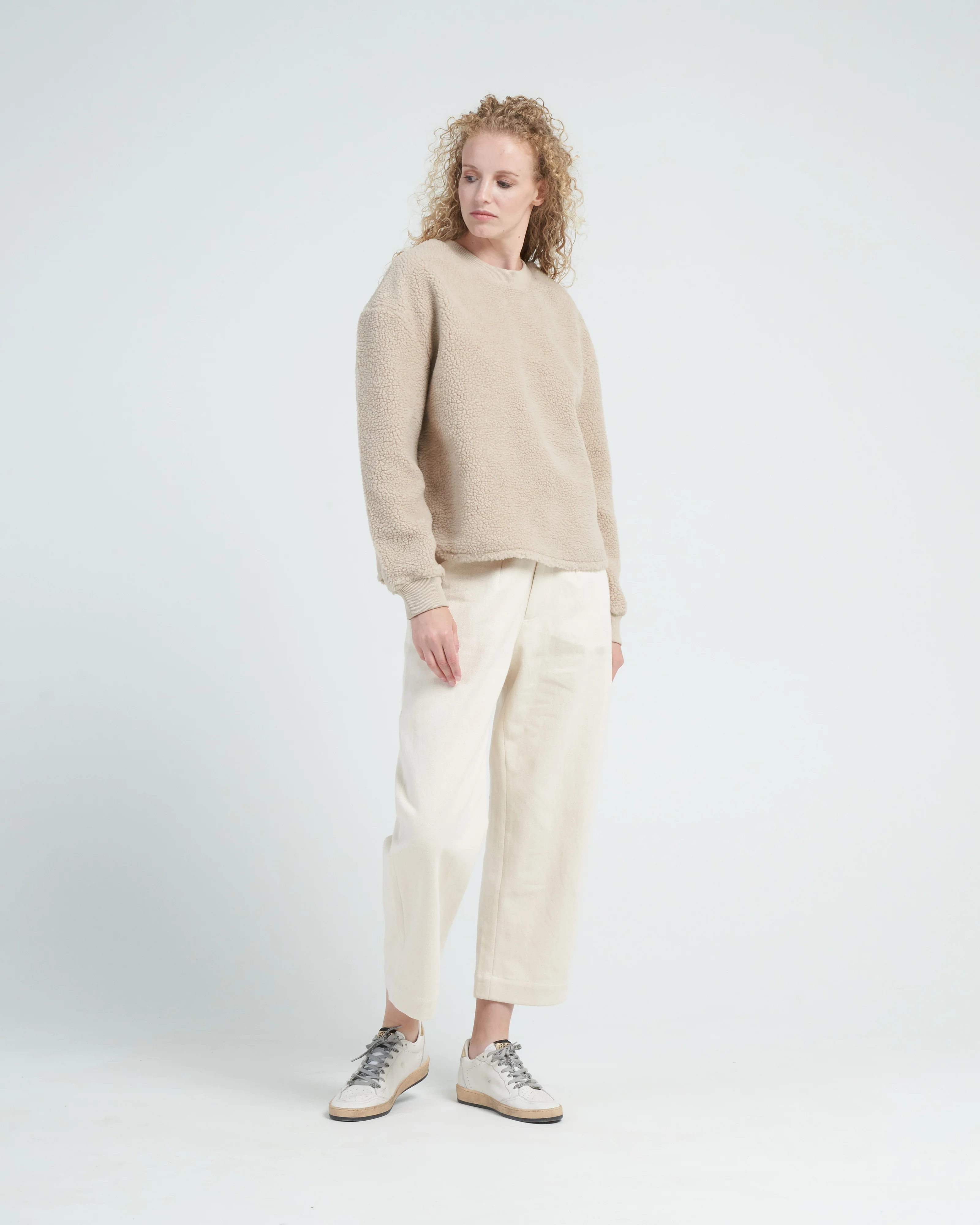 curve leg trouser - off white - Image 2