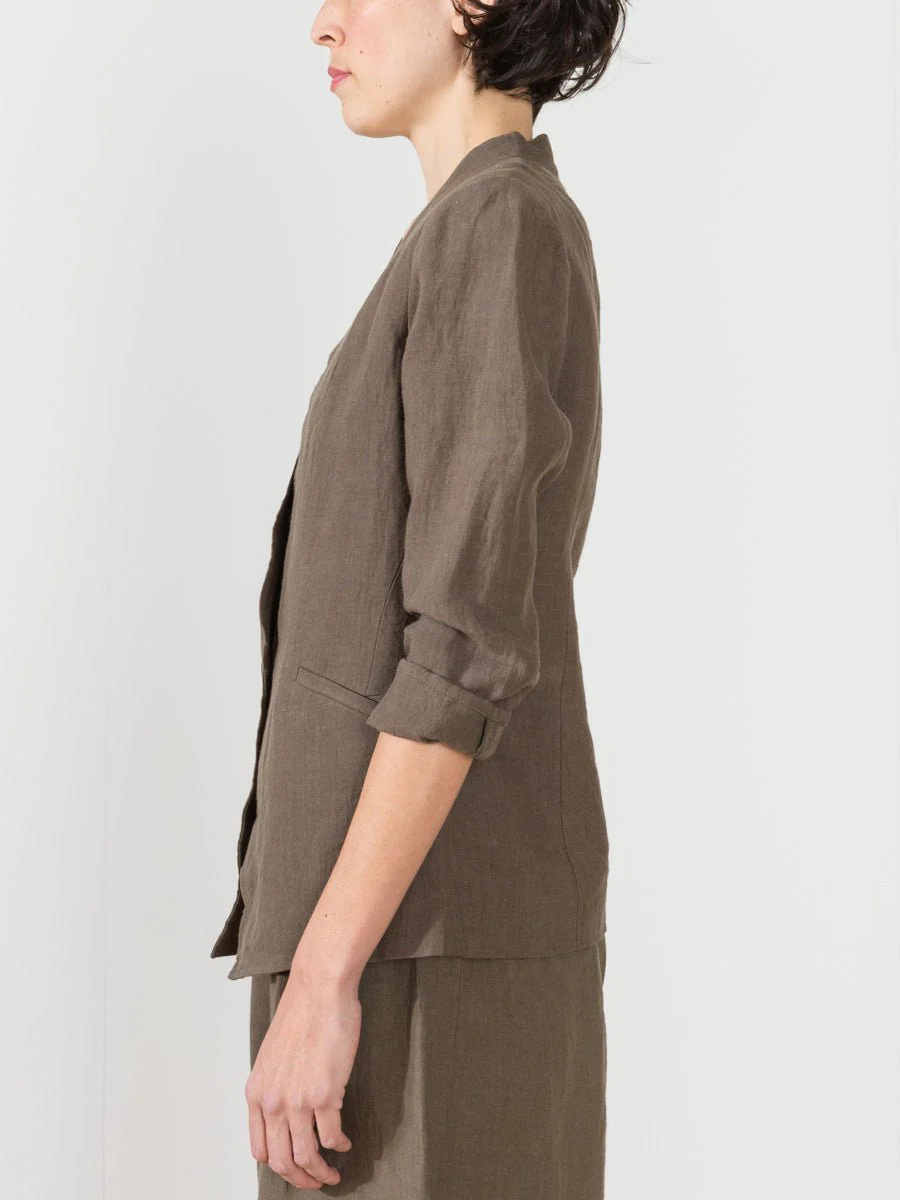 deconstructed blazer - moss - Image 3