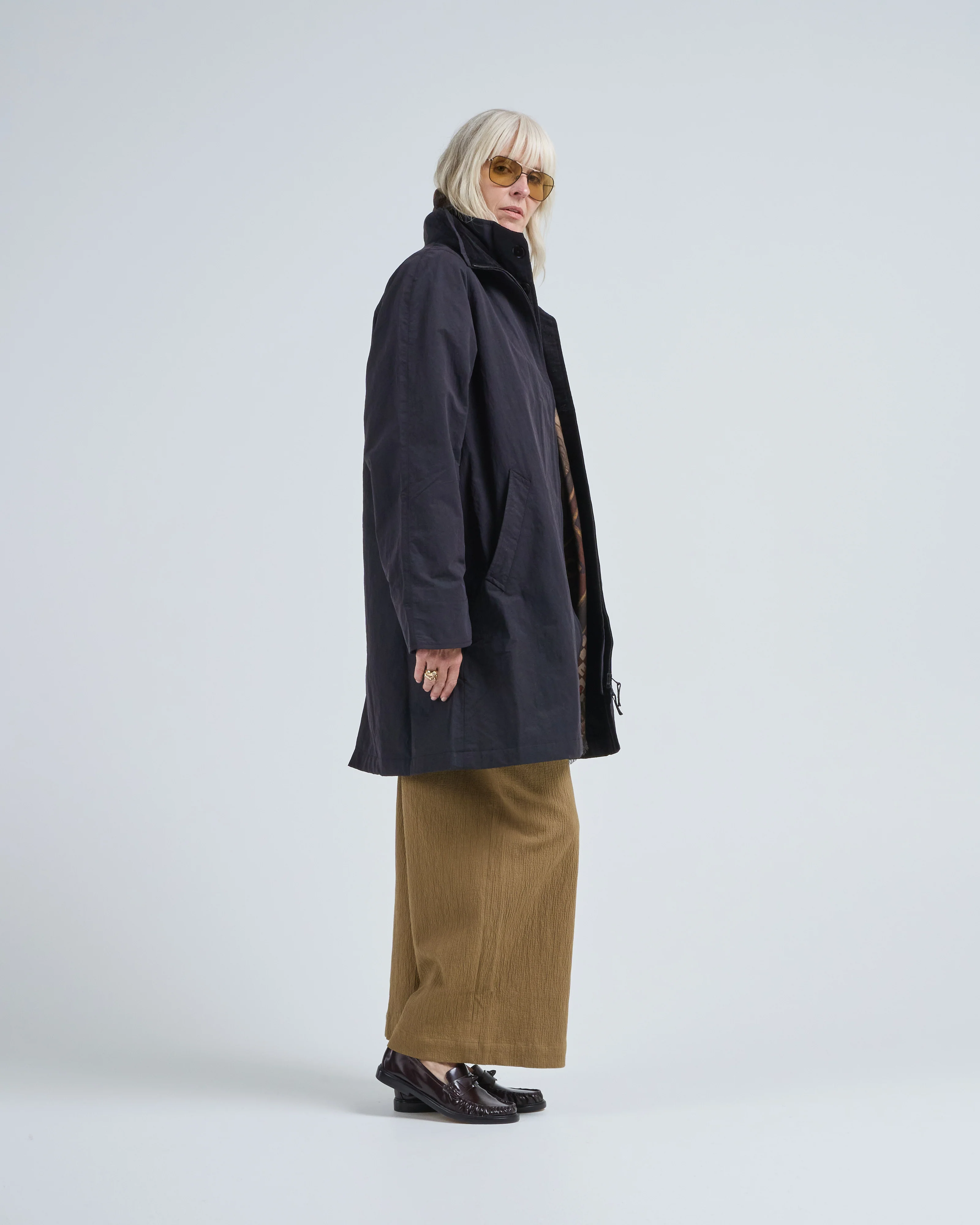 double collar overcoat - Image 3