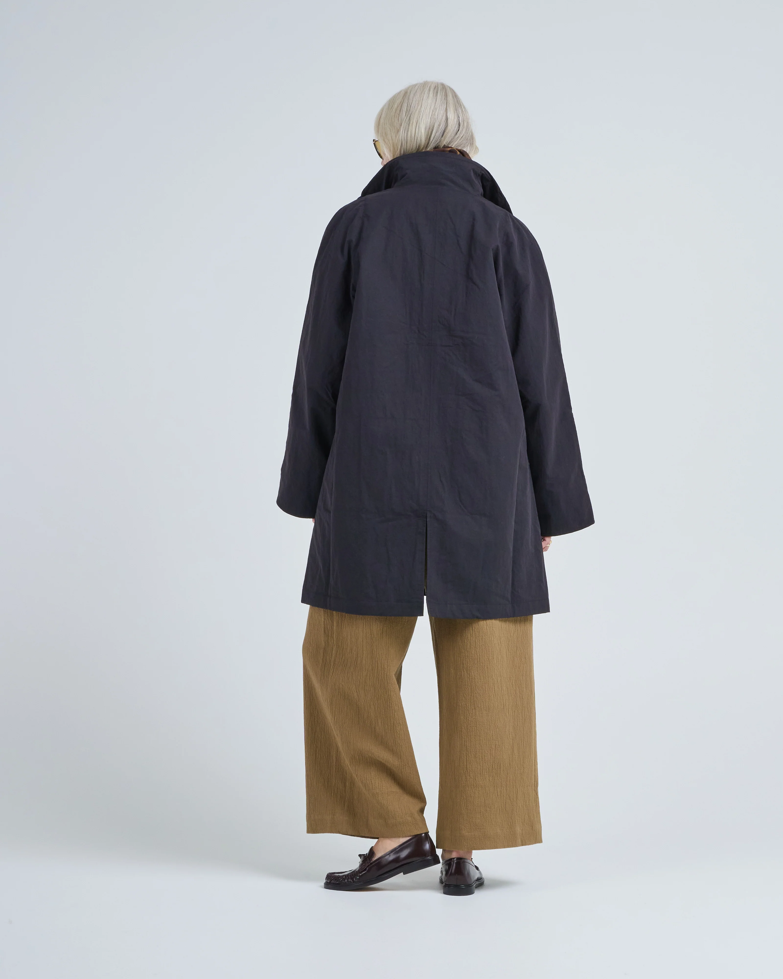 double collar overcoat - Image 4