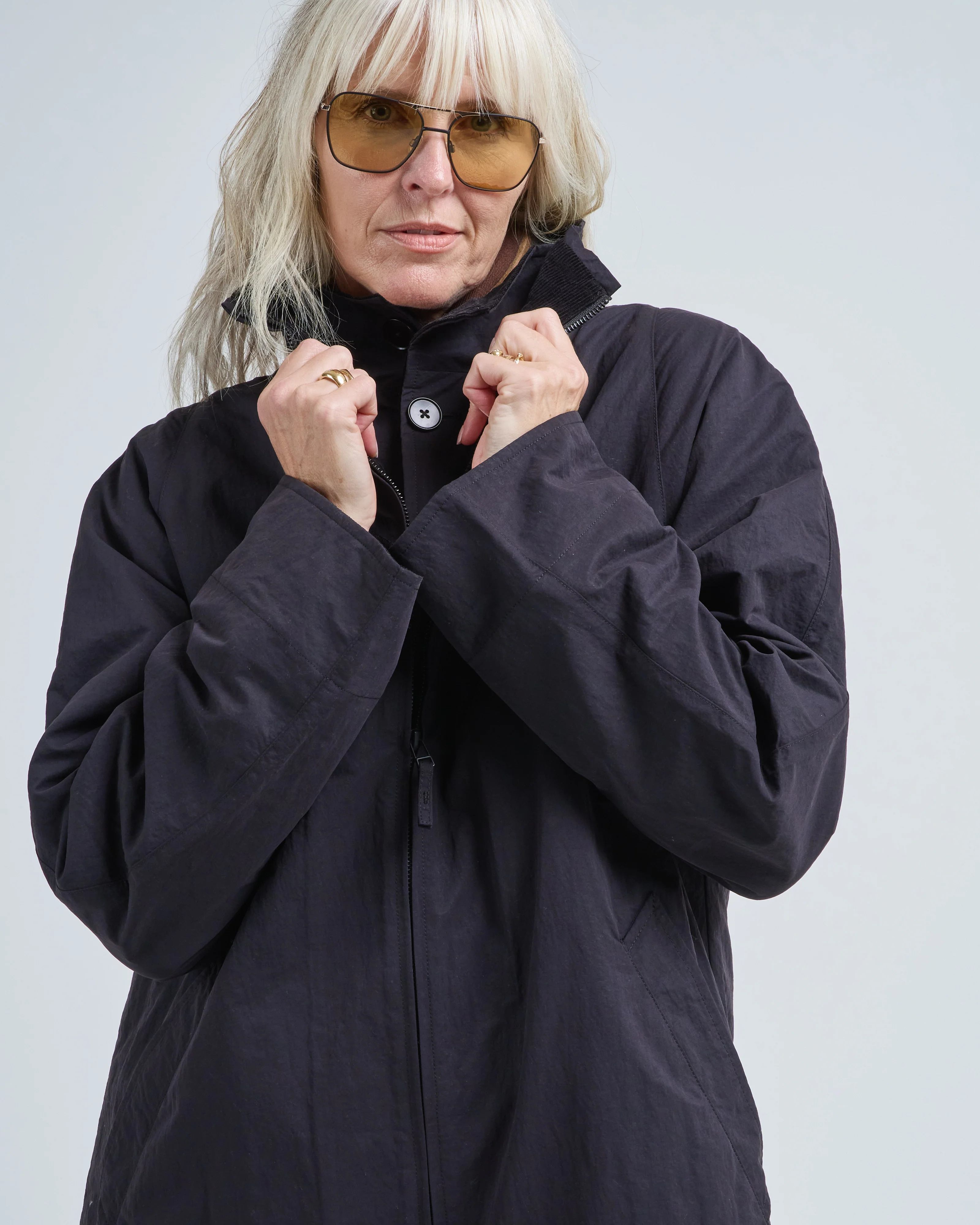 double collar overcoat - Image 5