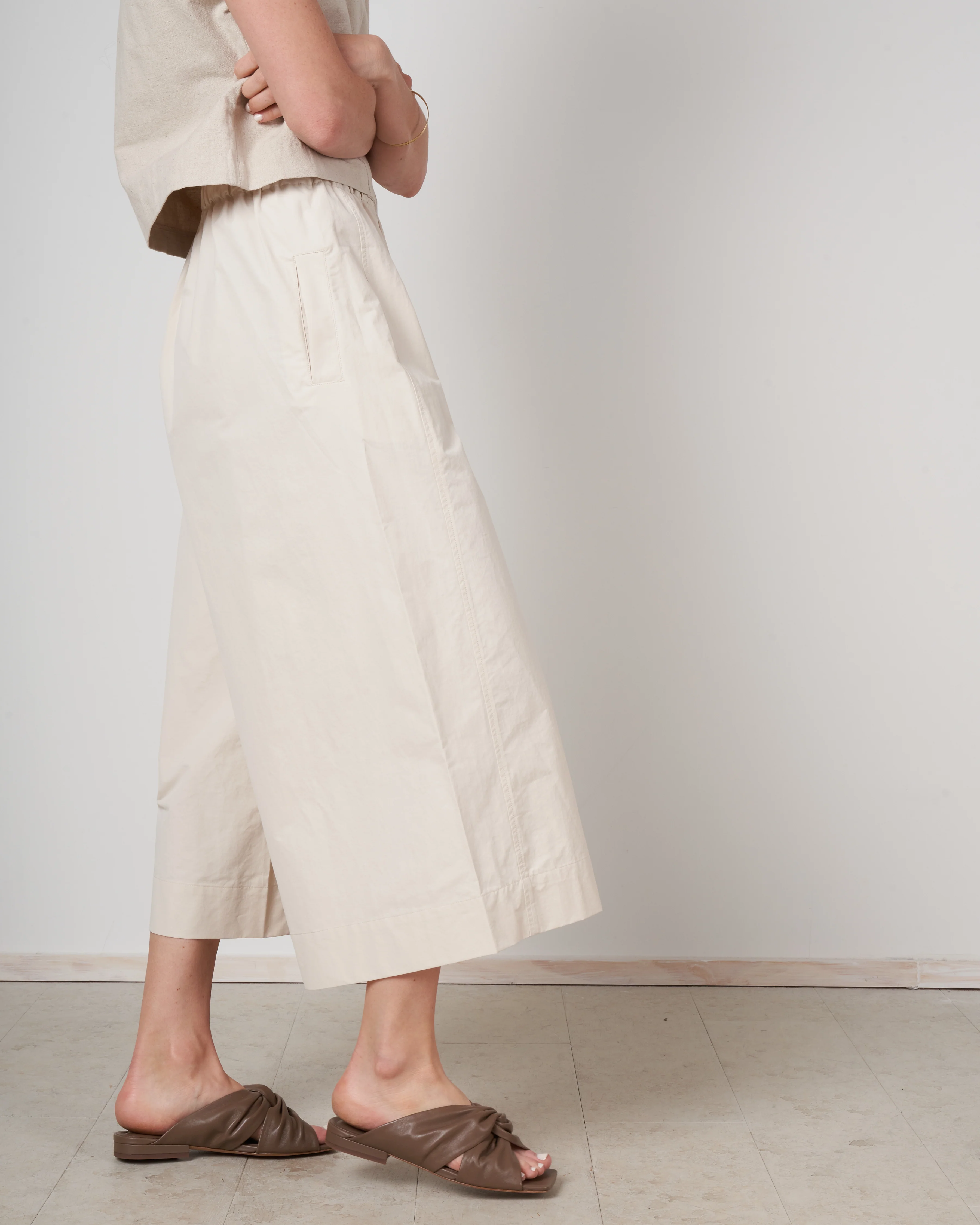 elastic culotte - bone white - Image 2