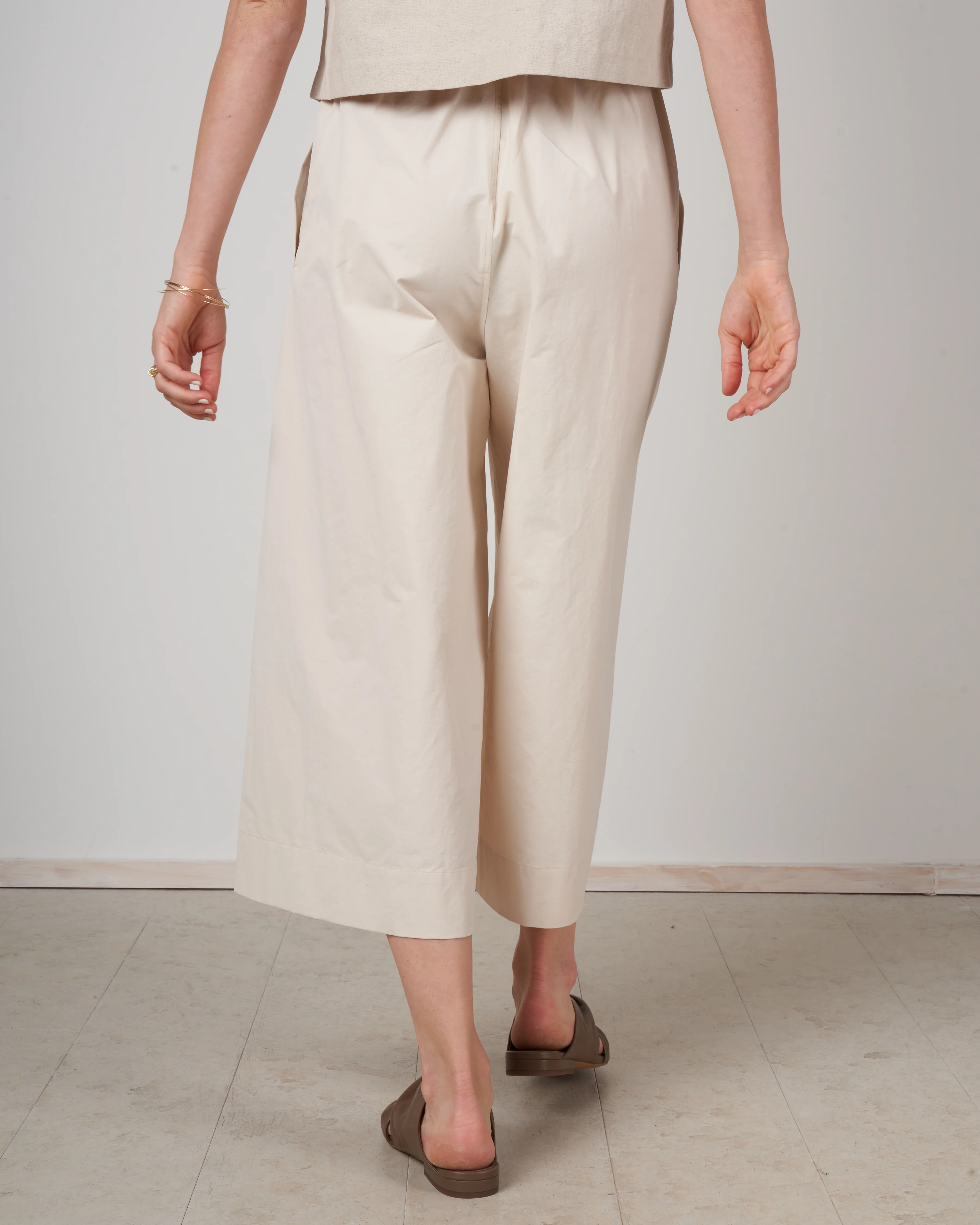 elastic culotte - bone white - Image 3