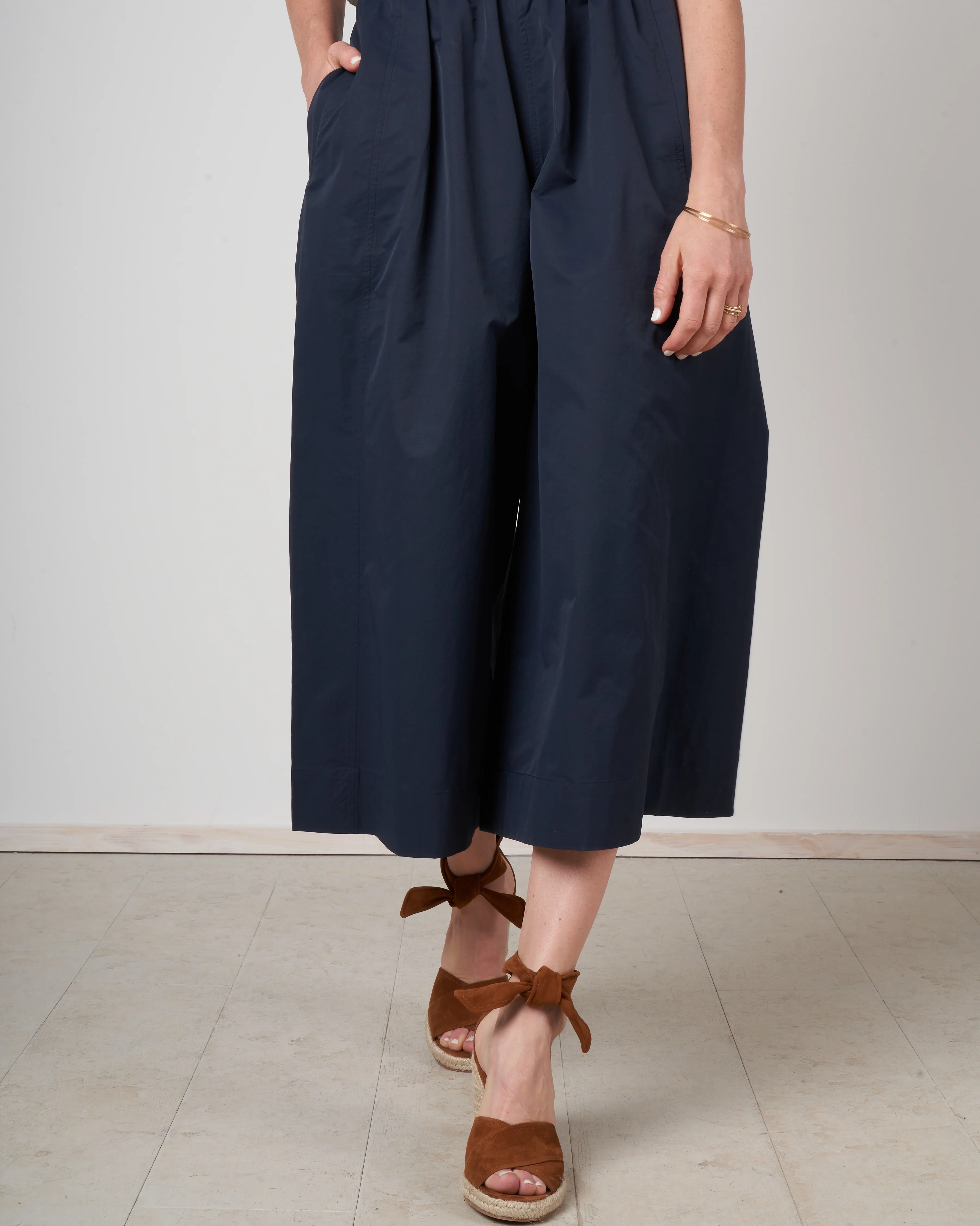 elastic culotte - navy - Image 3