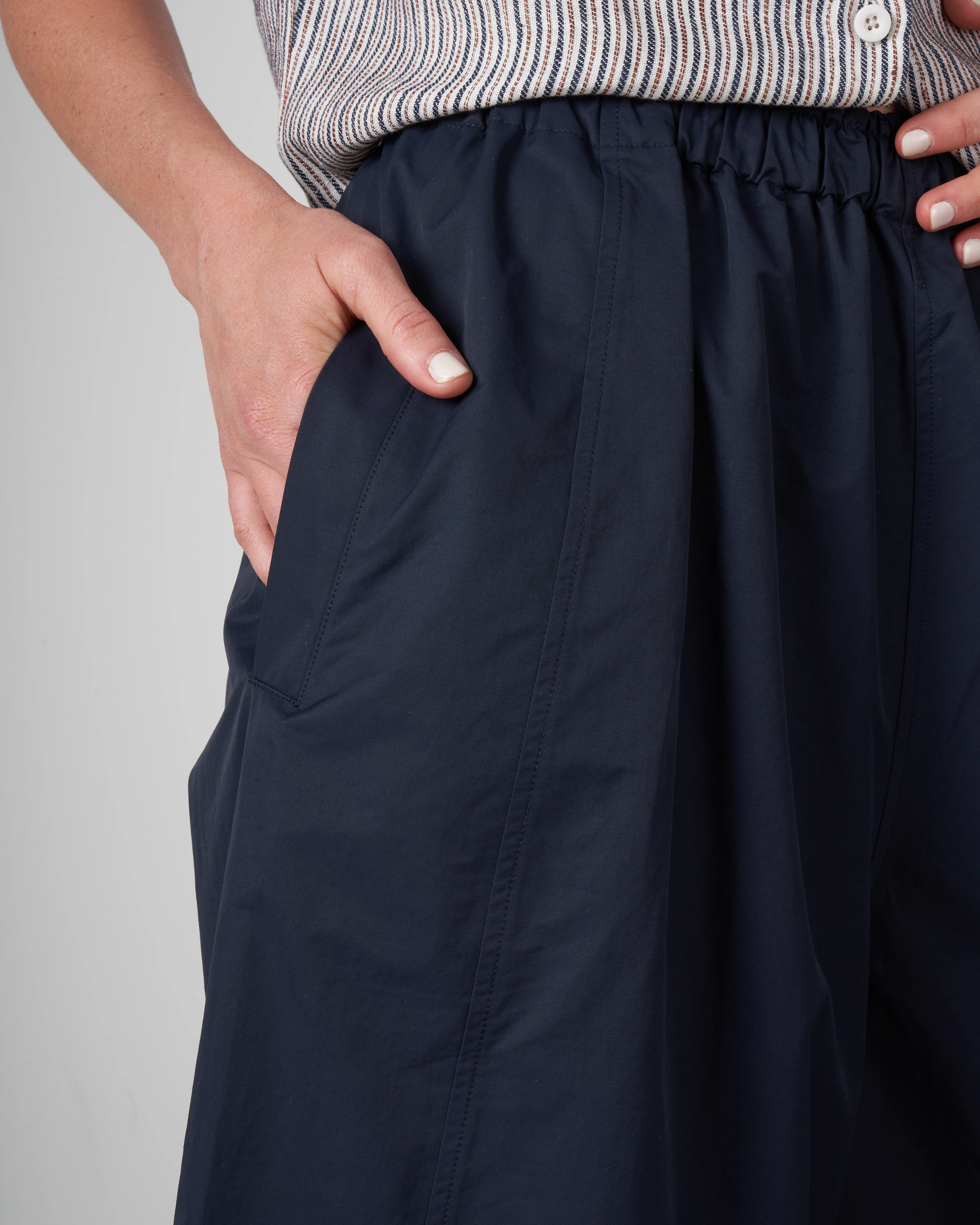 elastic culotte - navy - Image 5