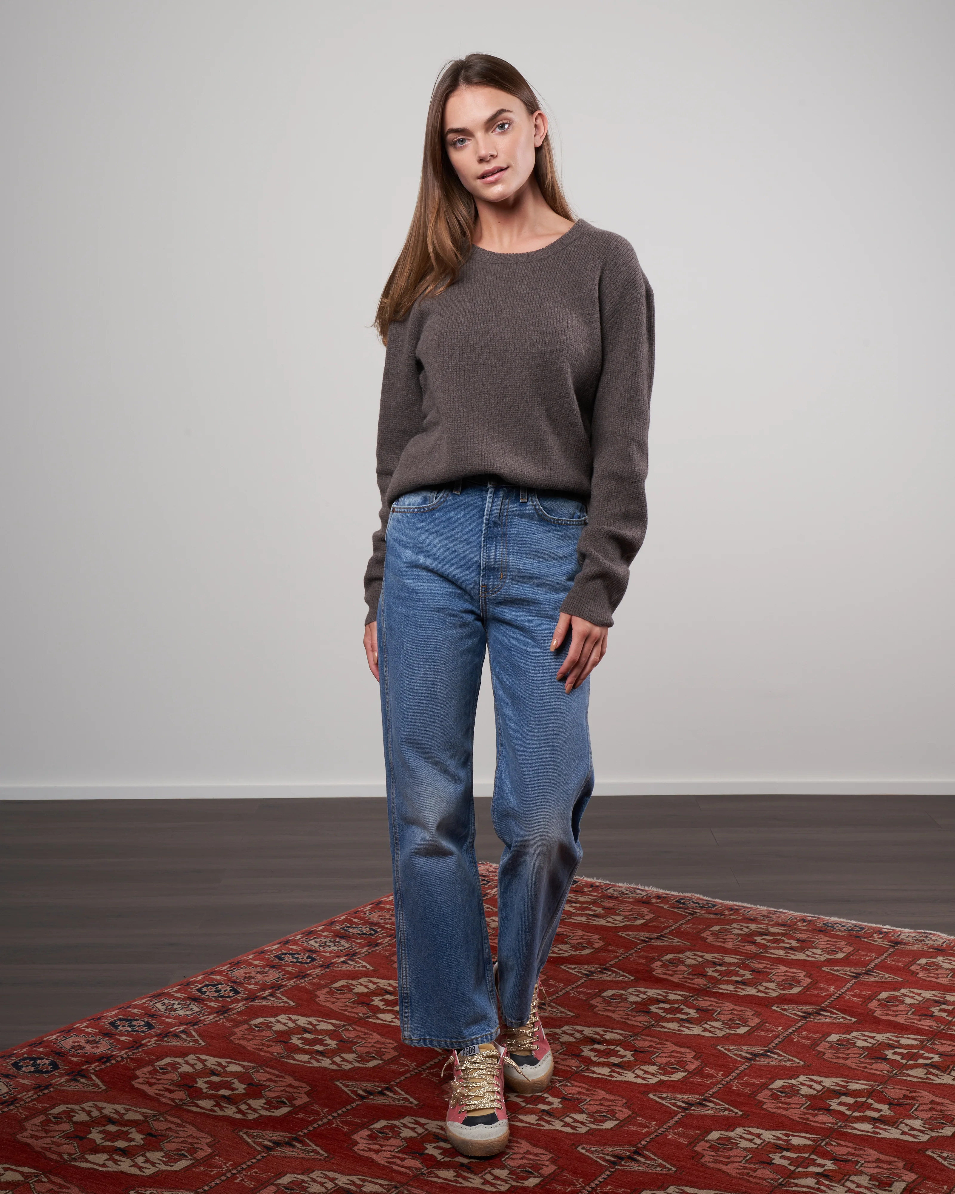 everyday crewneck sweater - umber - Image 2