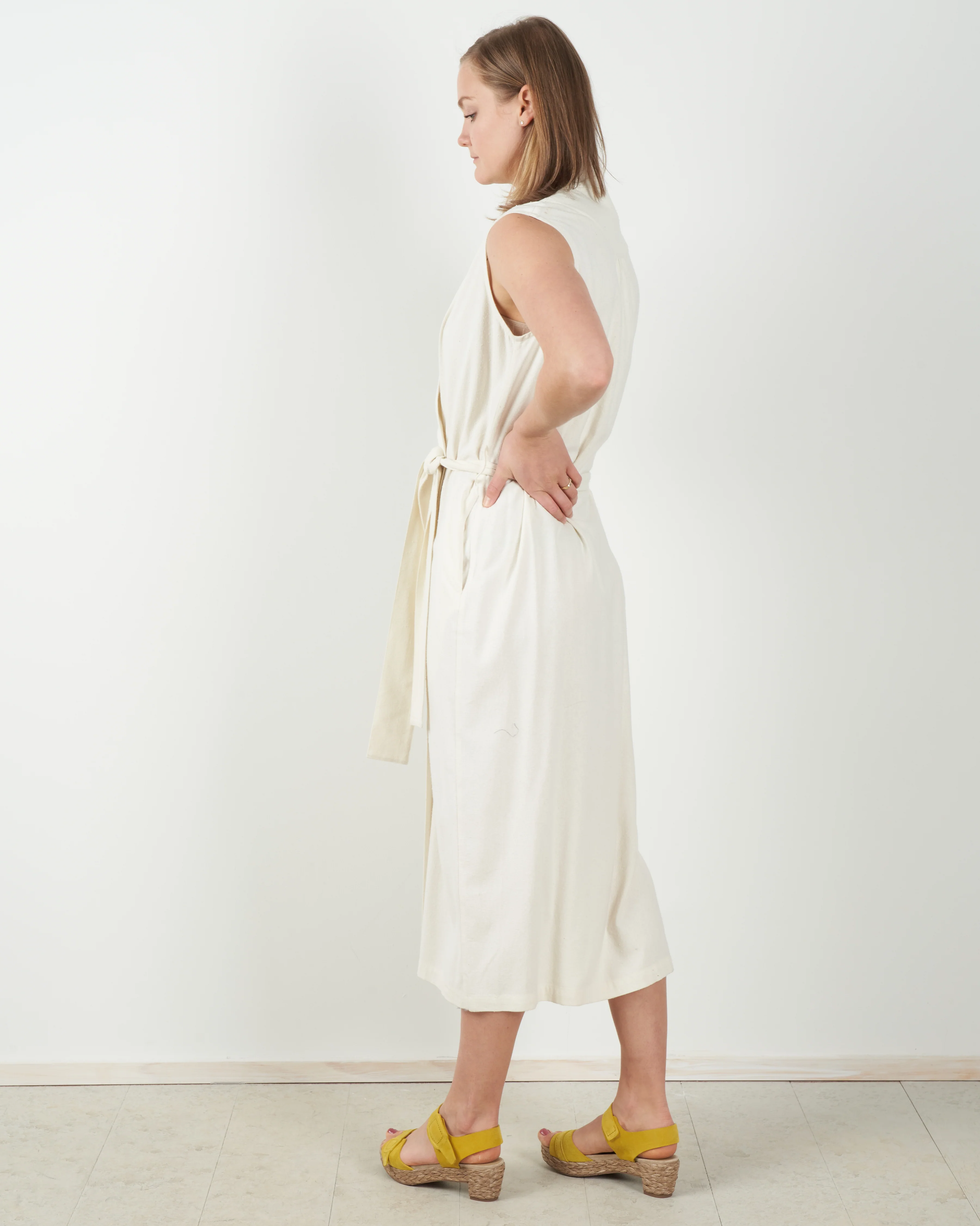 karate vest dress - off white - Image 3