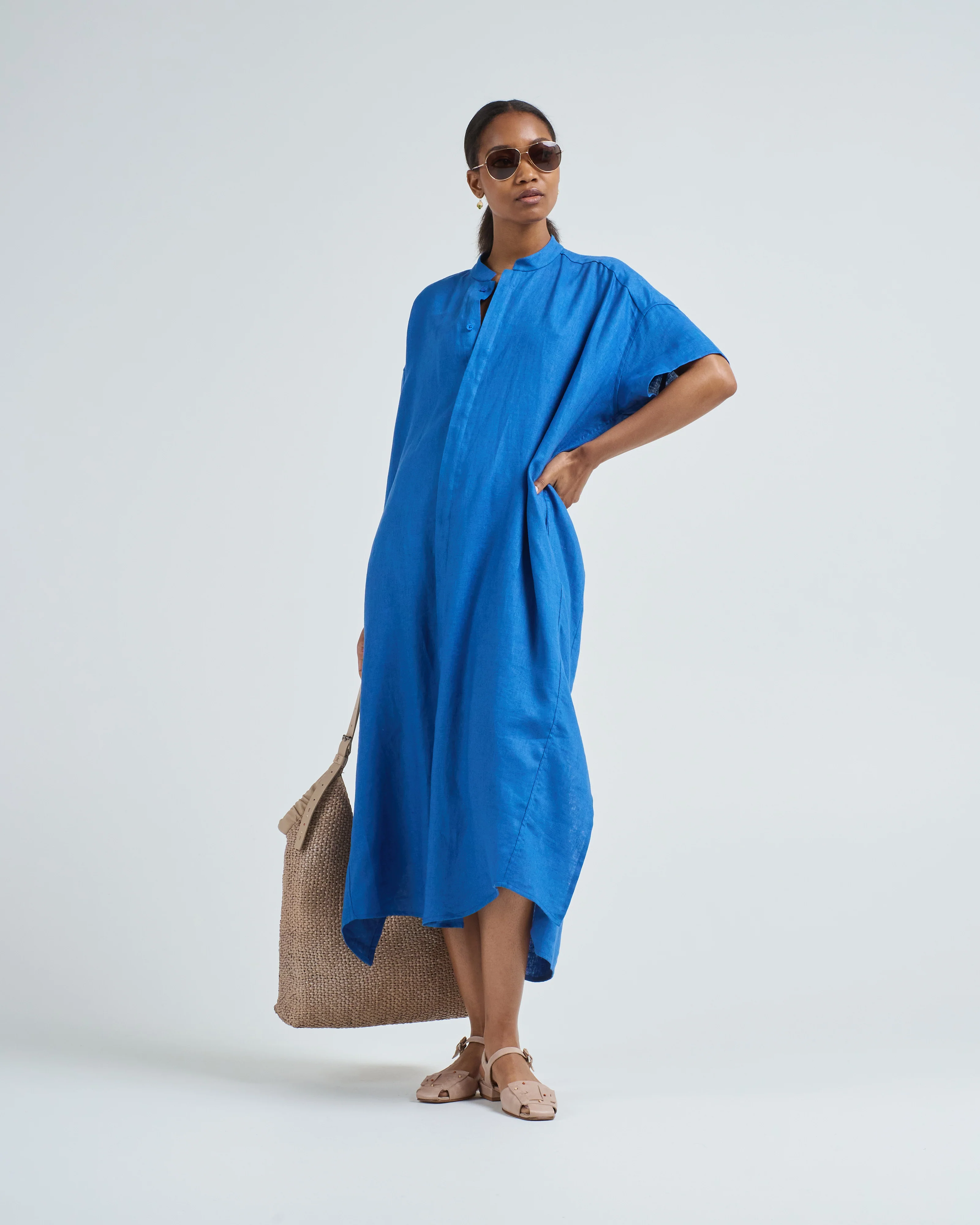 linen shirtdress