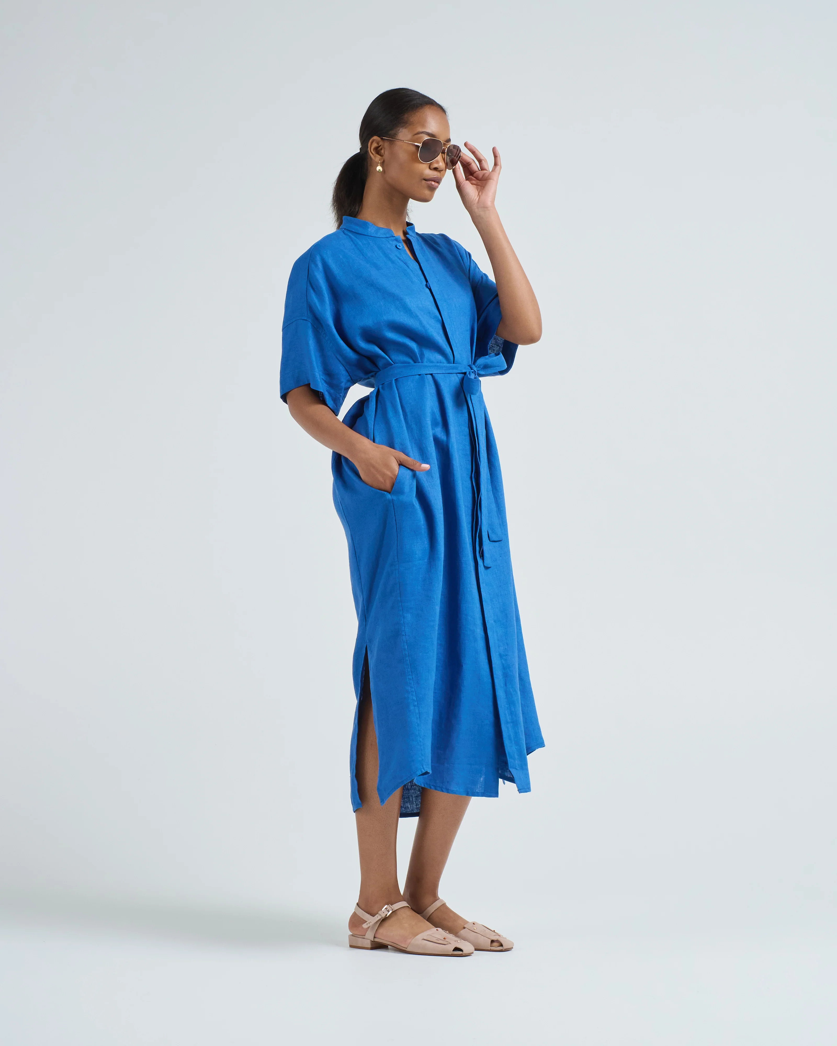 linen shirtdress - Image 2