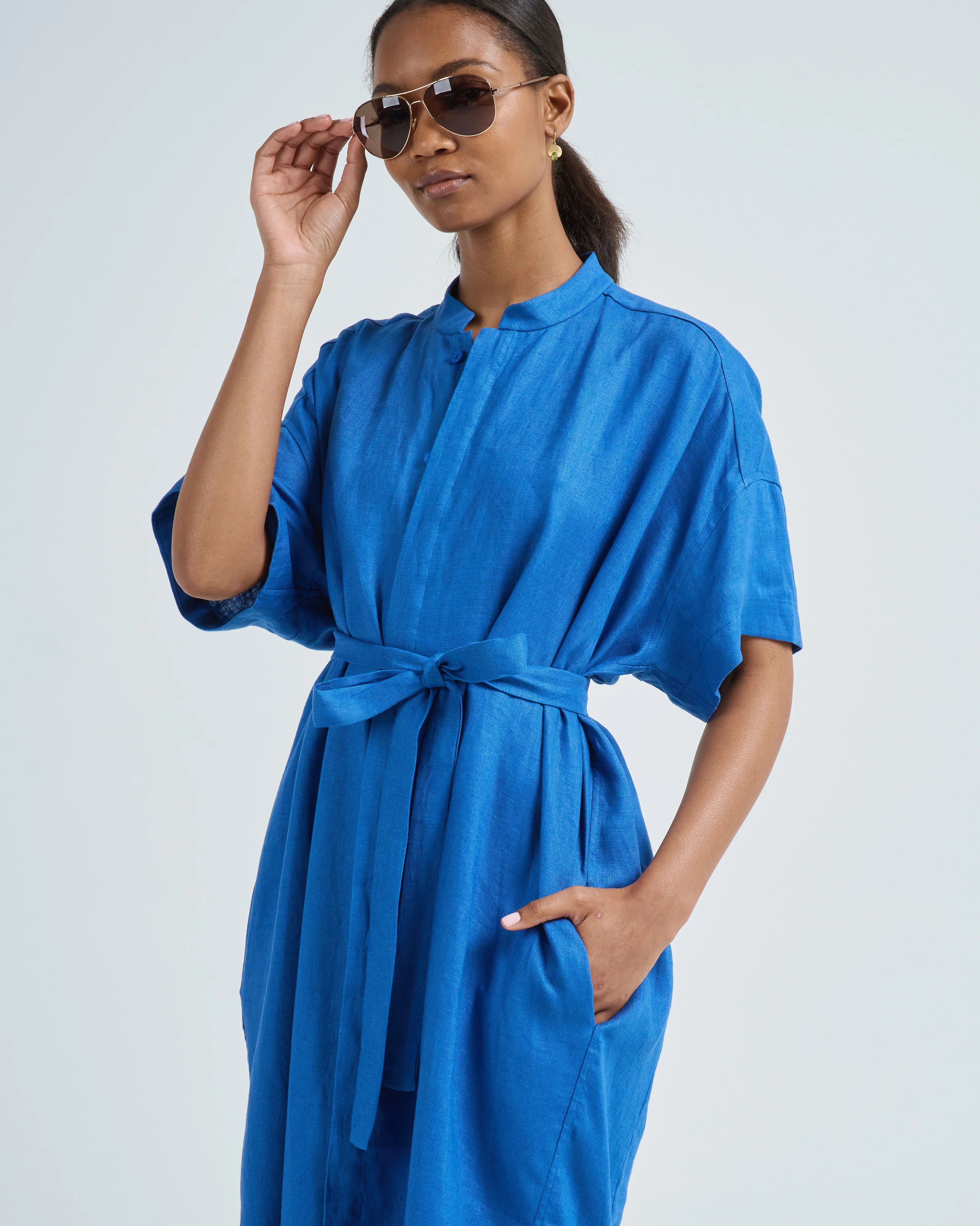 linen shirtdress - Image 5