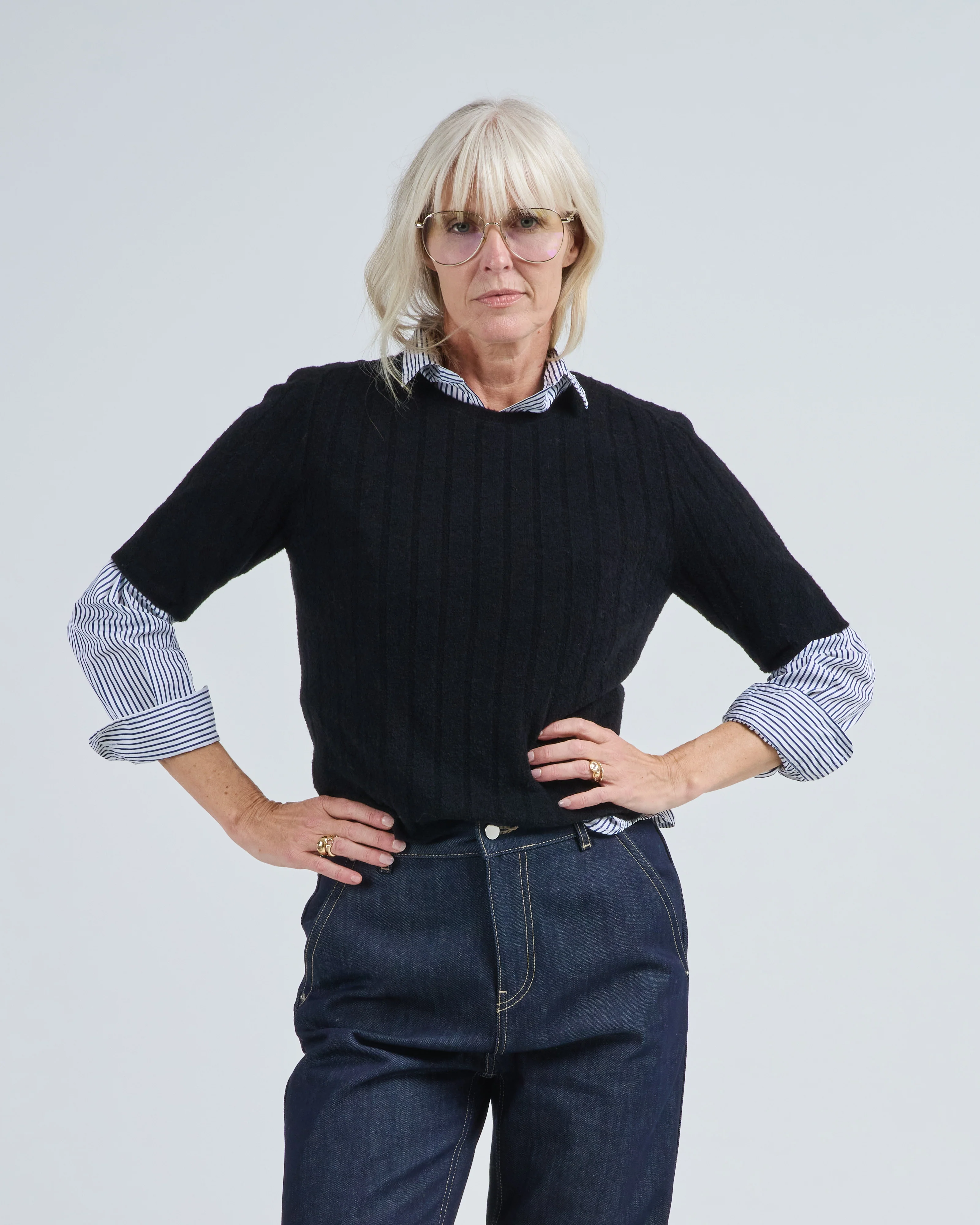 ribbed short sleeves - Image 3