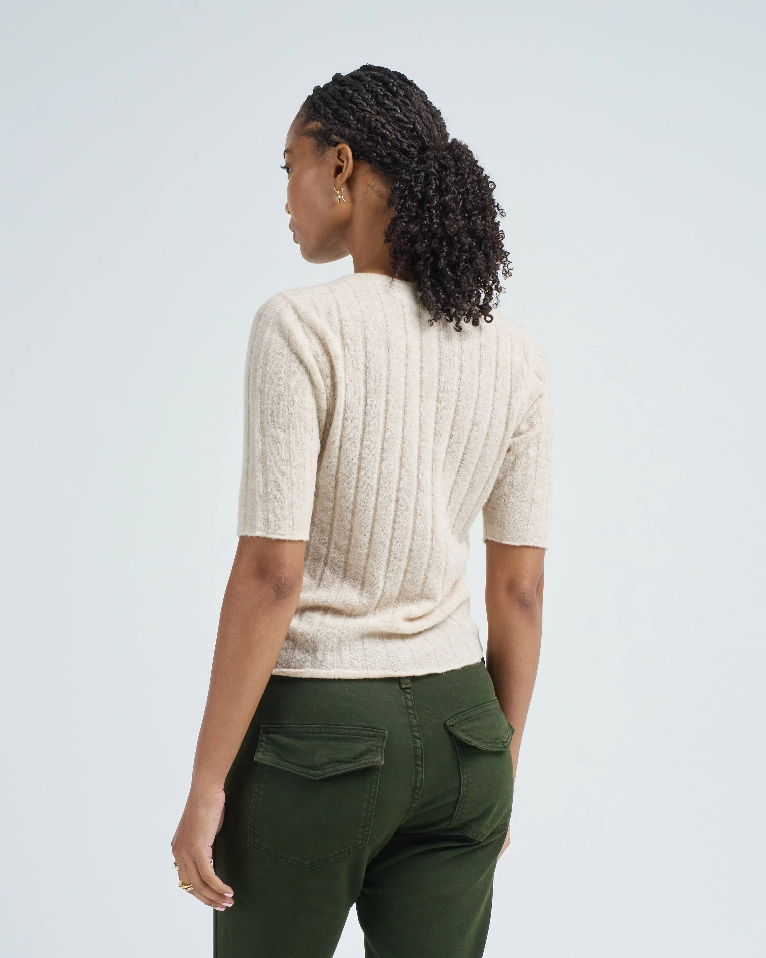 ribbed short sleeves - Image 4