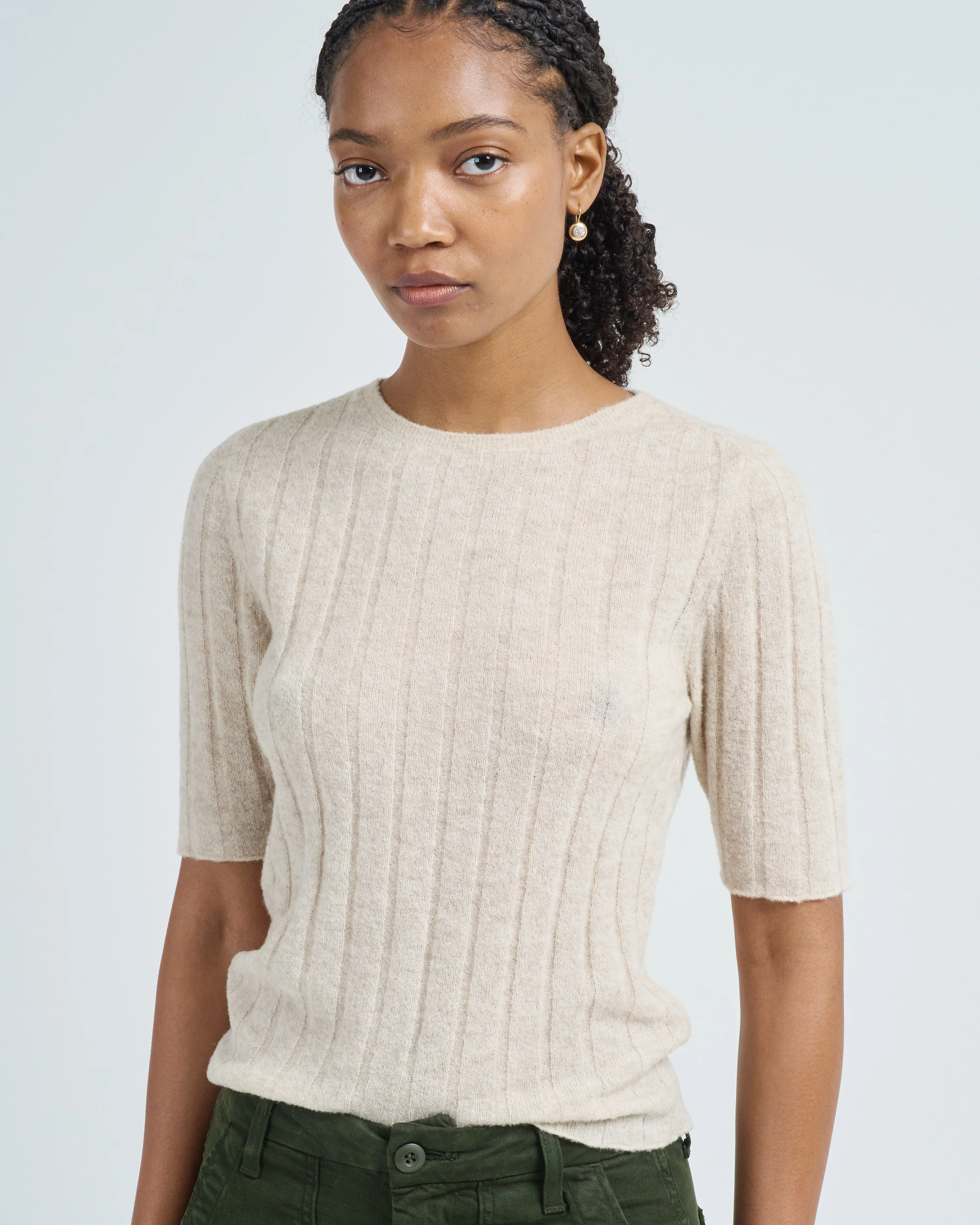 ribbed short sleeves - Image 5