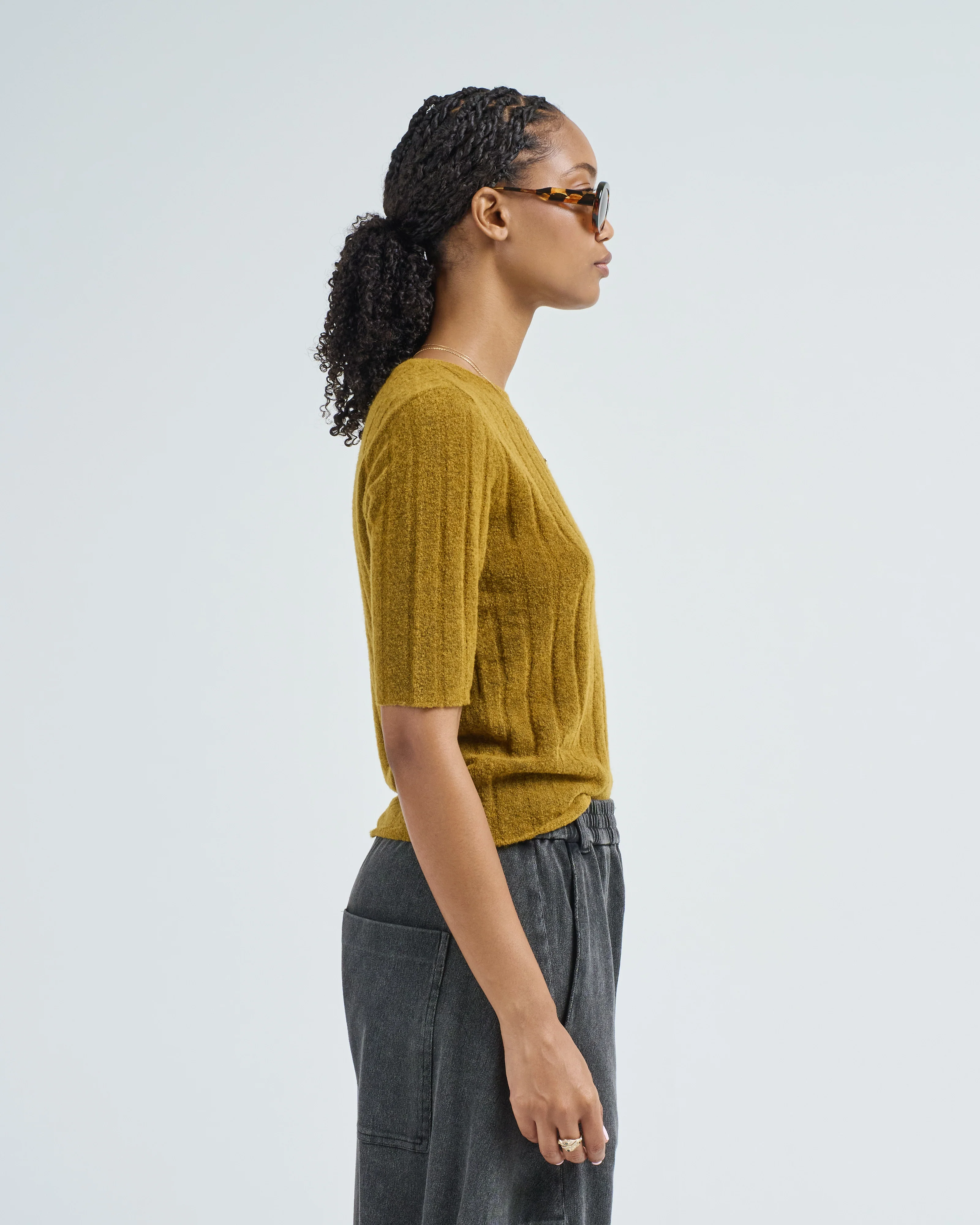 ribbed short sleeves - Image 3