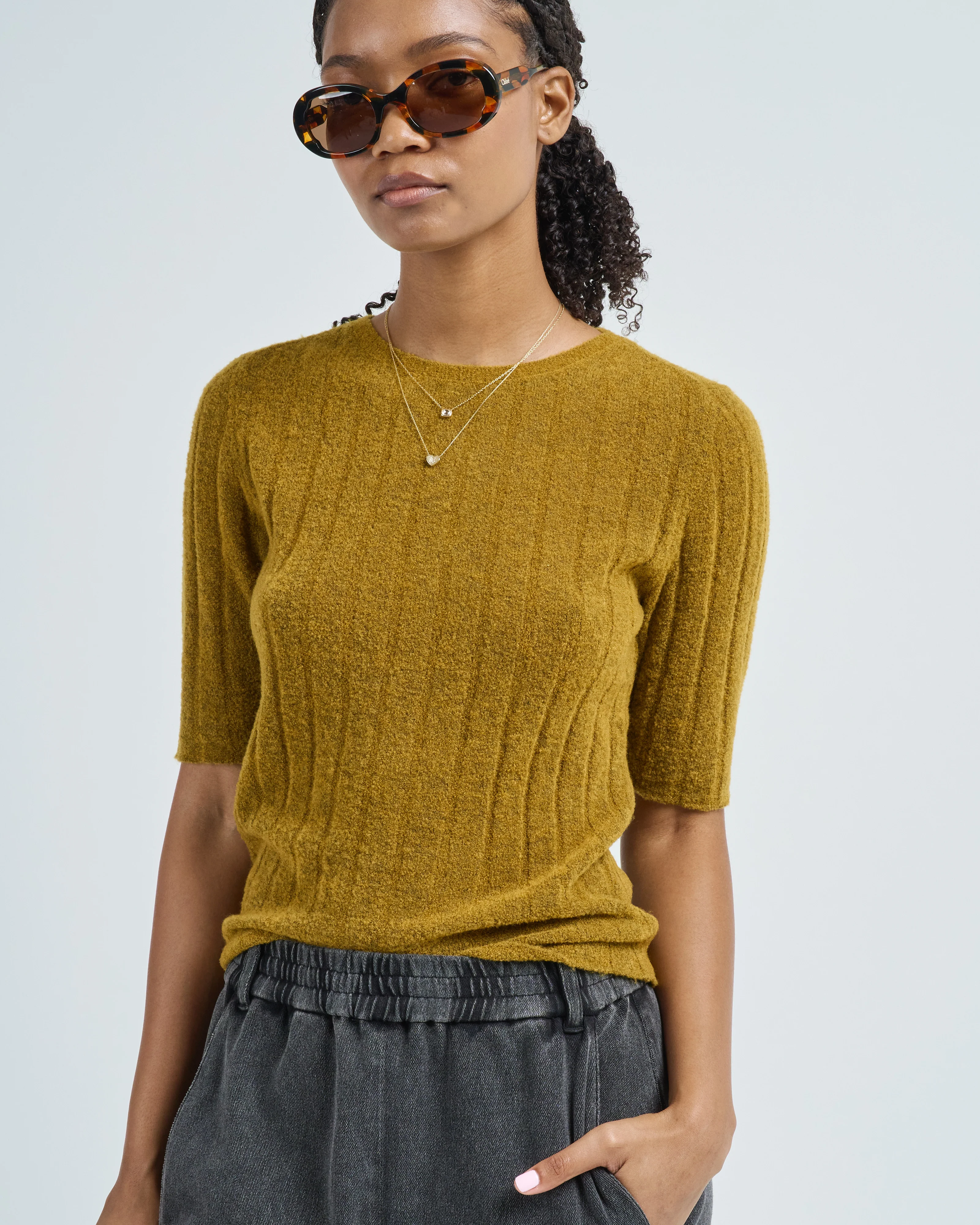 ribbed short sleeves - Image 5