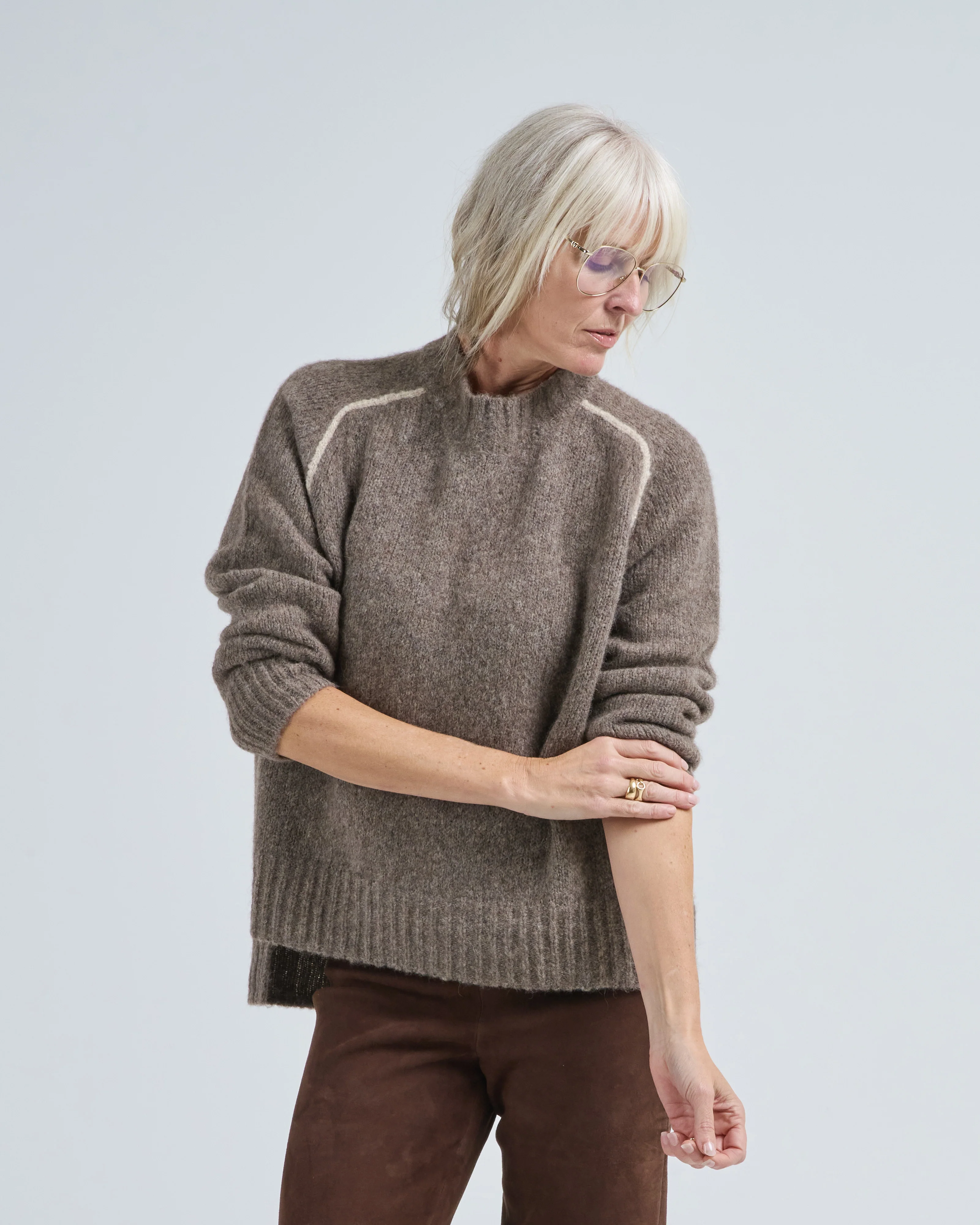 rolled seams pullover - Image 2