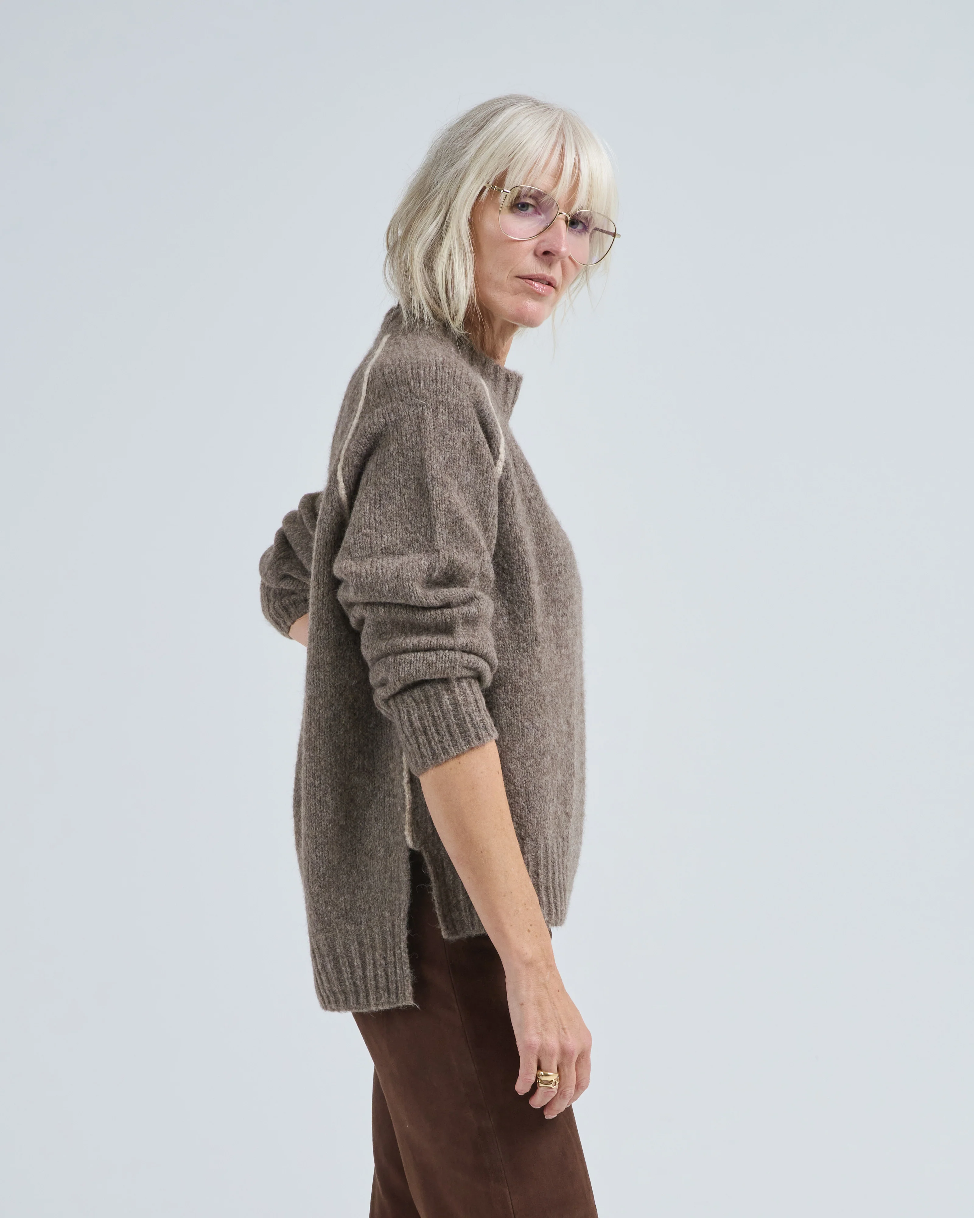rolled seams pullover - Image 3