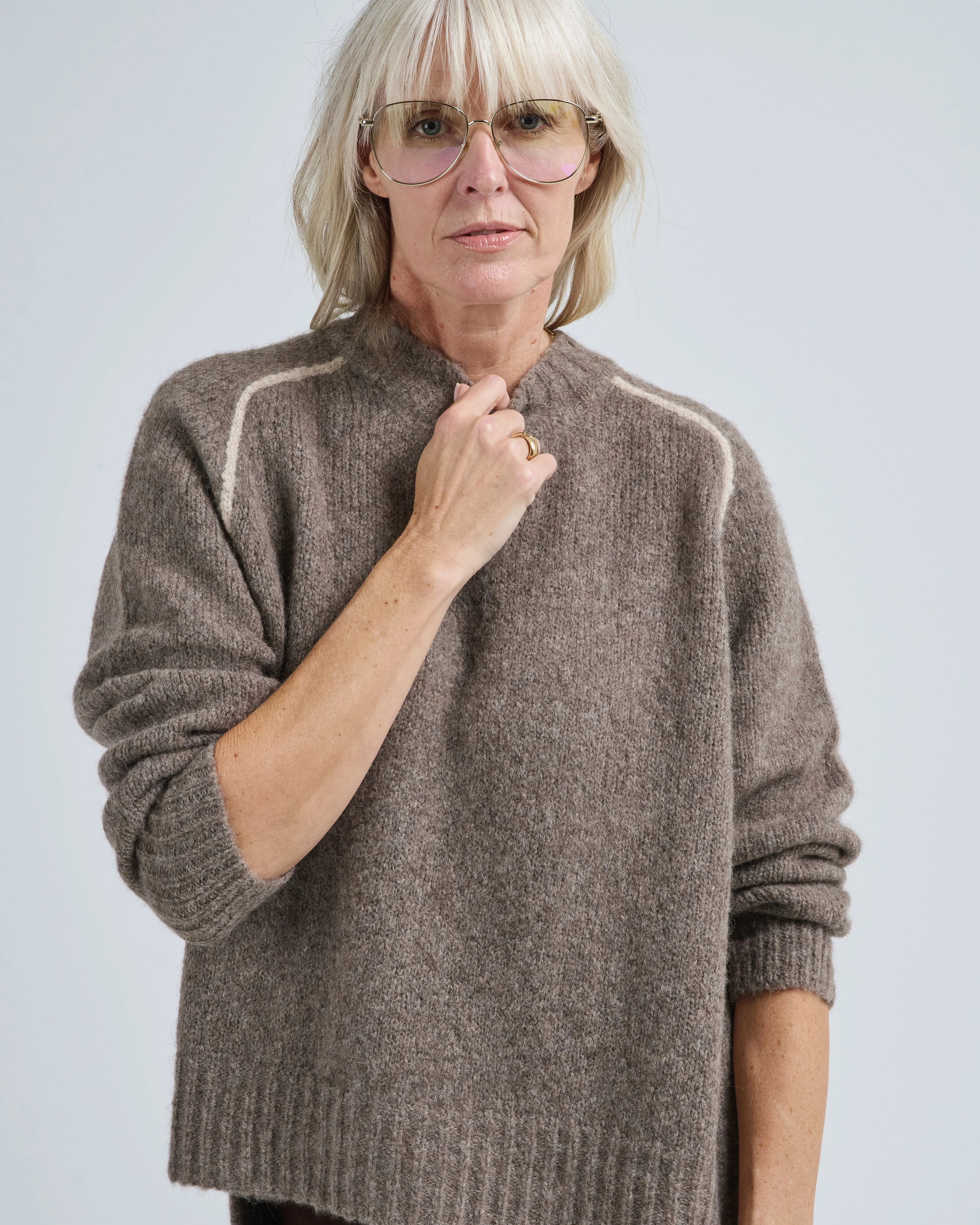 rolled seams pullover - Image 5