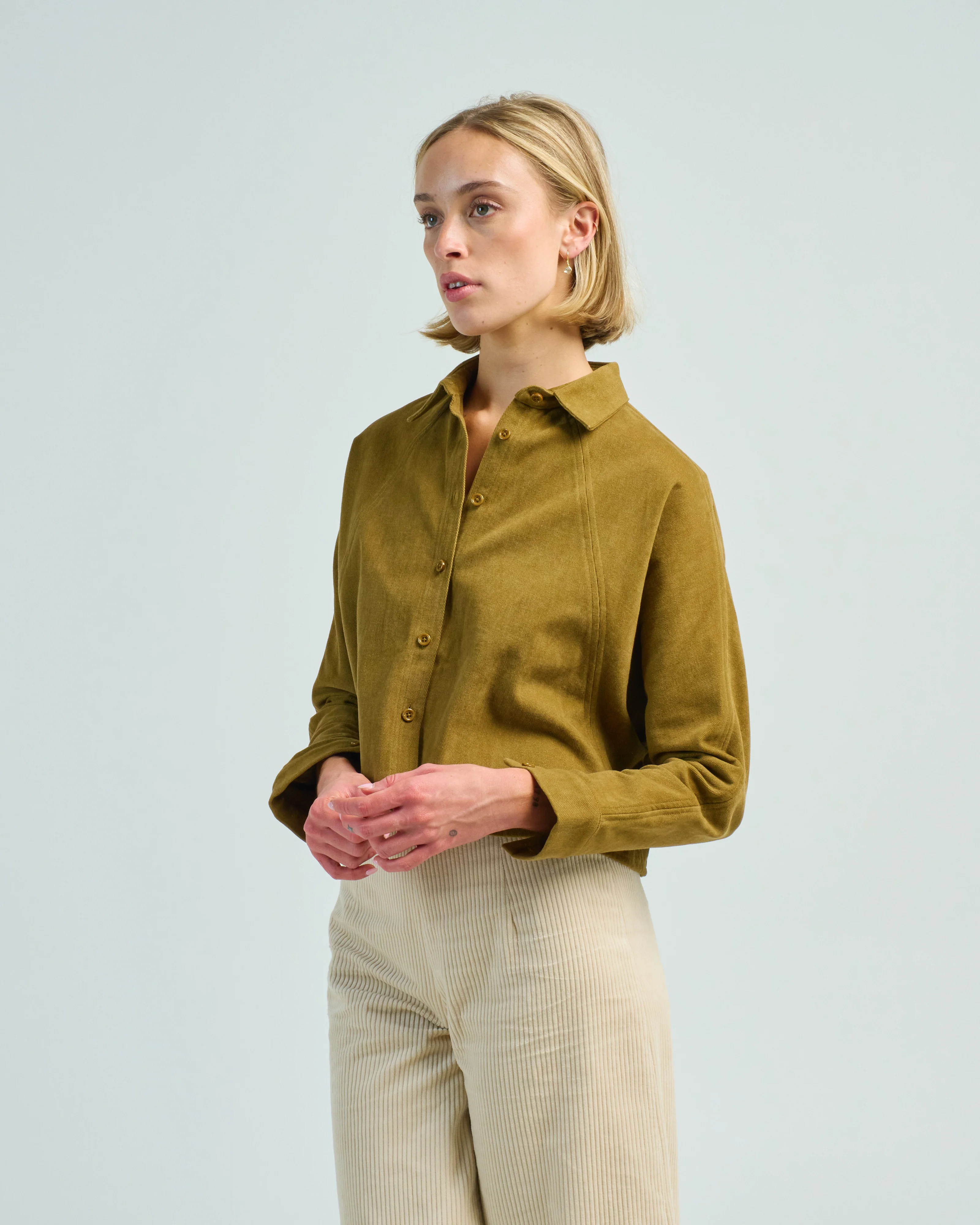 signature 3/4 cropped shirt - Image 3