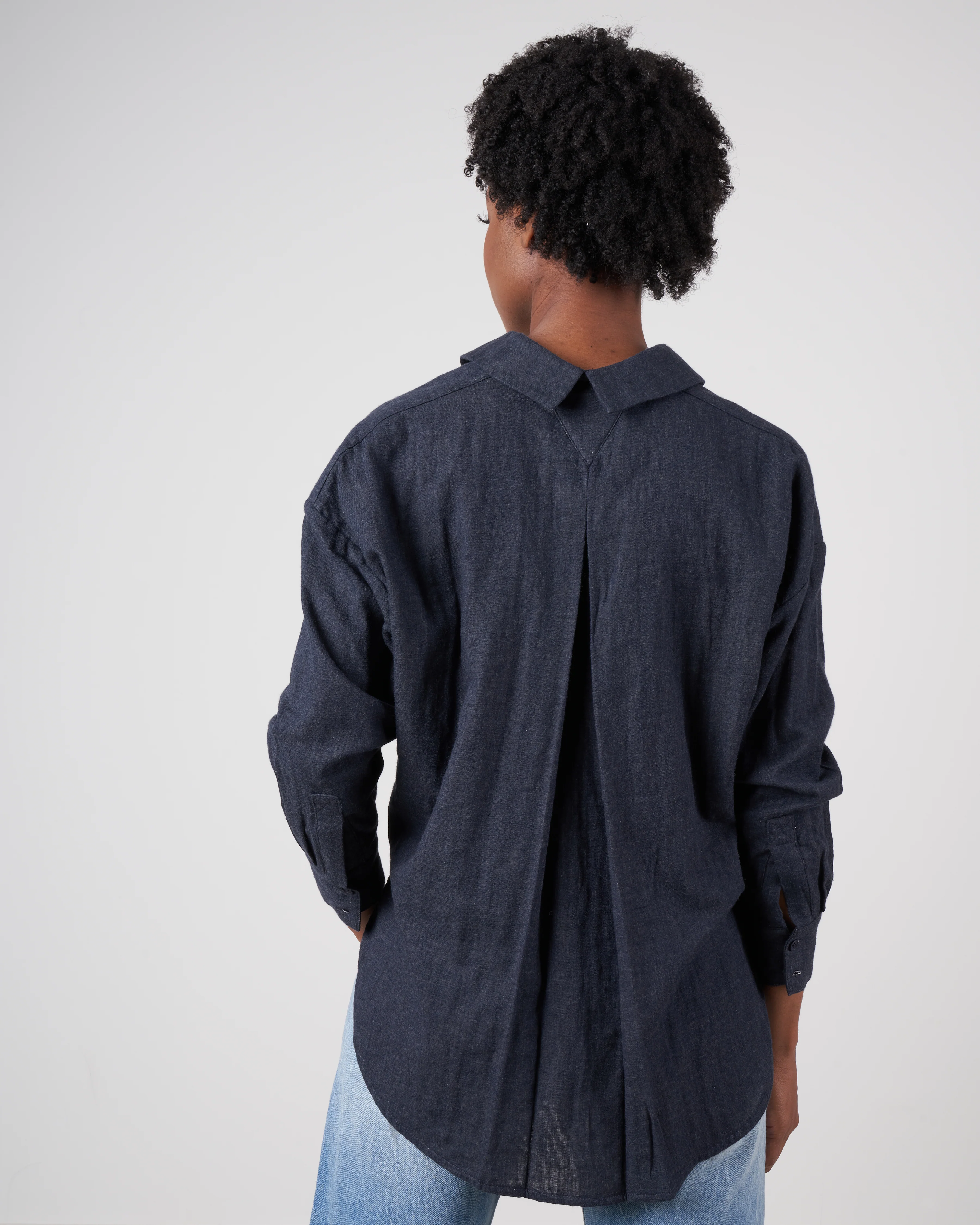 signature dolman shirt - navy - Image 3