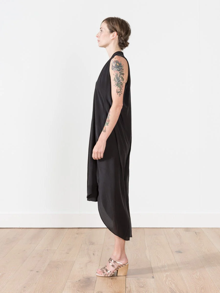 origami dress - black - Image 2