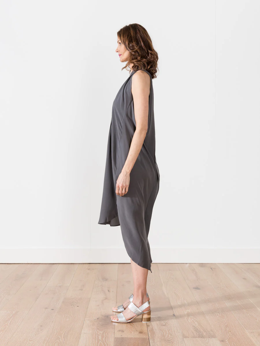 origami dress - grey - Image 2