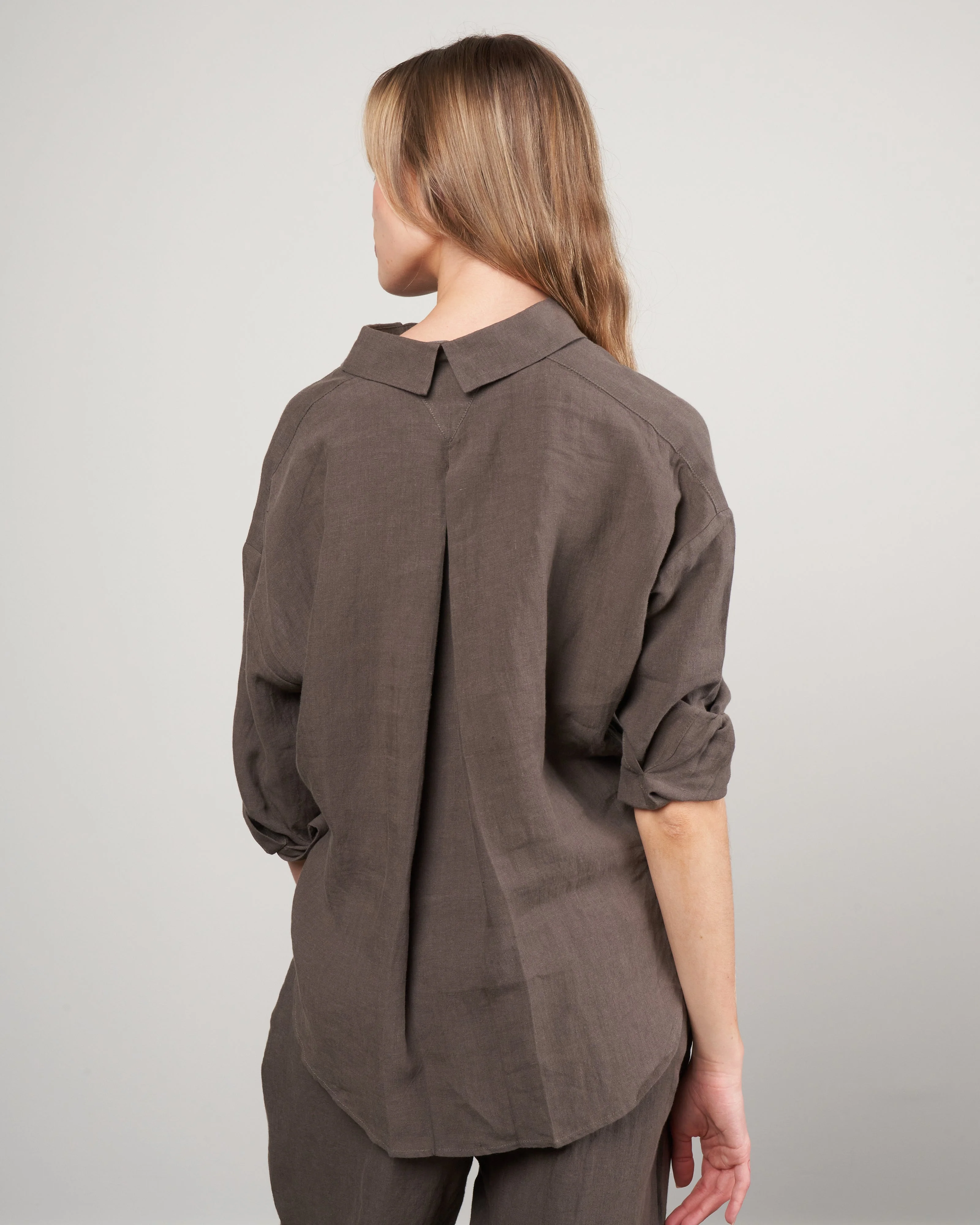 spring dolman shirt - dark oak - Image 4