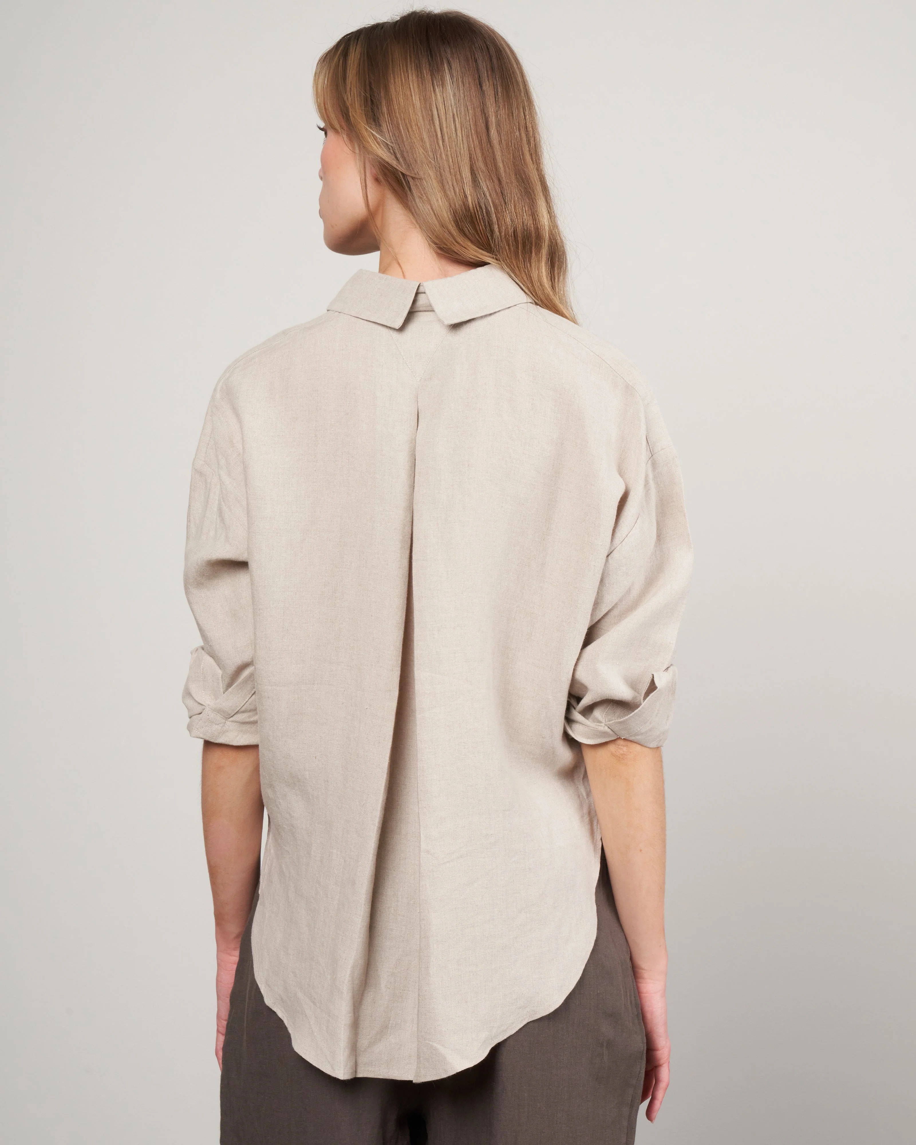 spring dolman shirt - oatmeal - Image 4