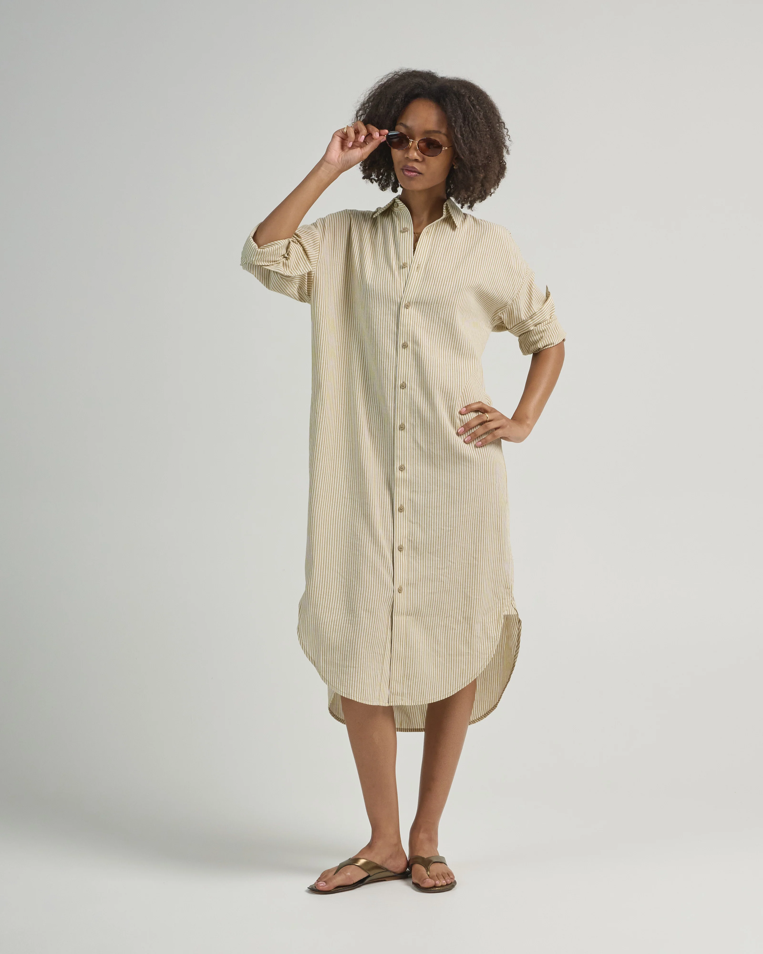 striped dolman maxi dress - Image 3