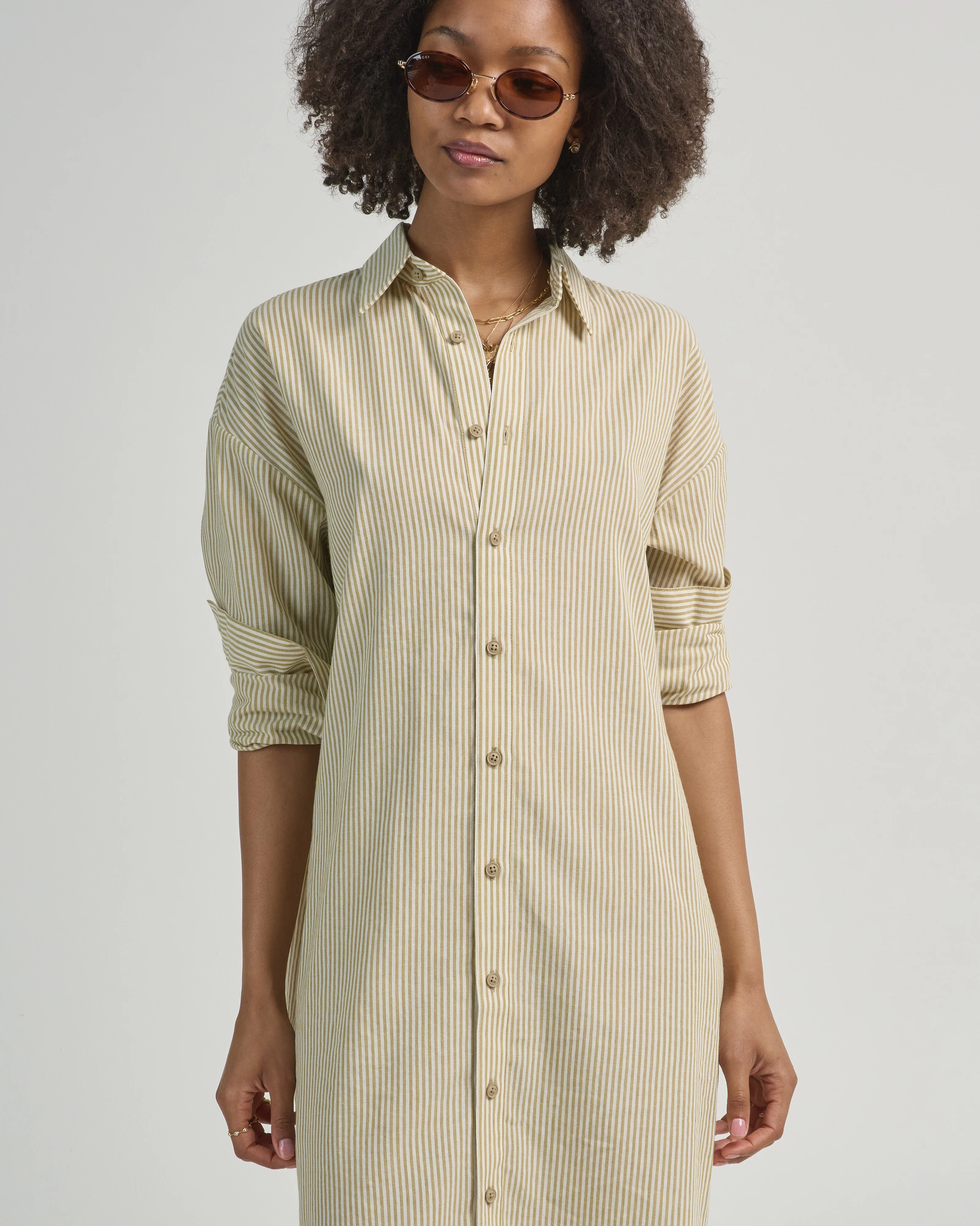 striped dolman maxi dress - Image 5