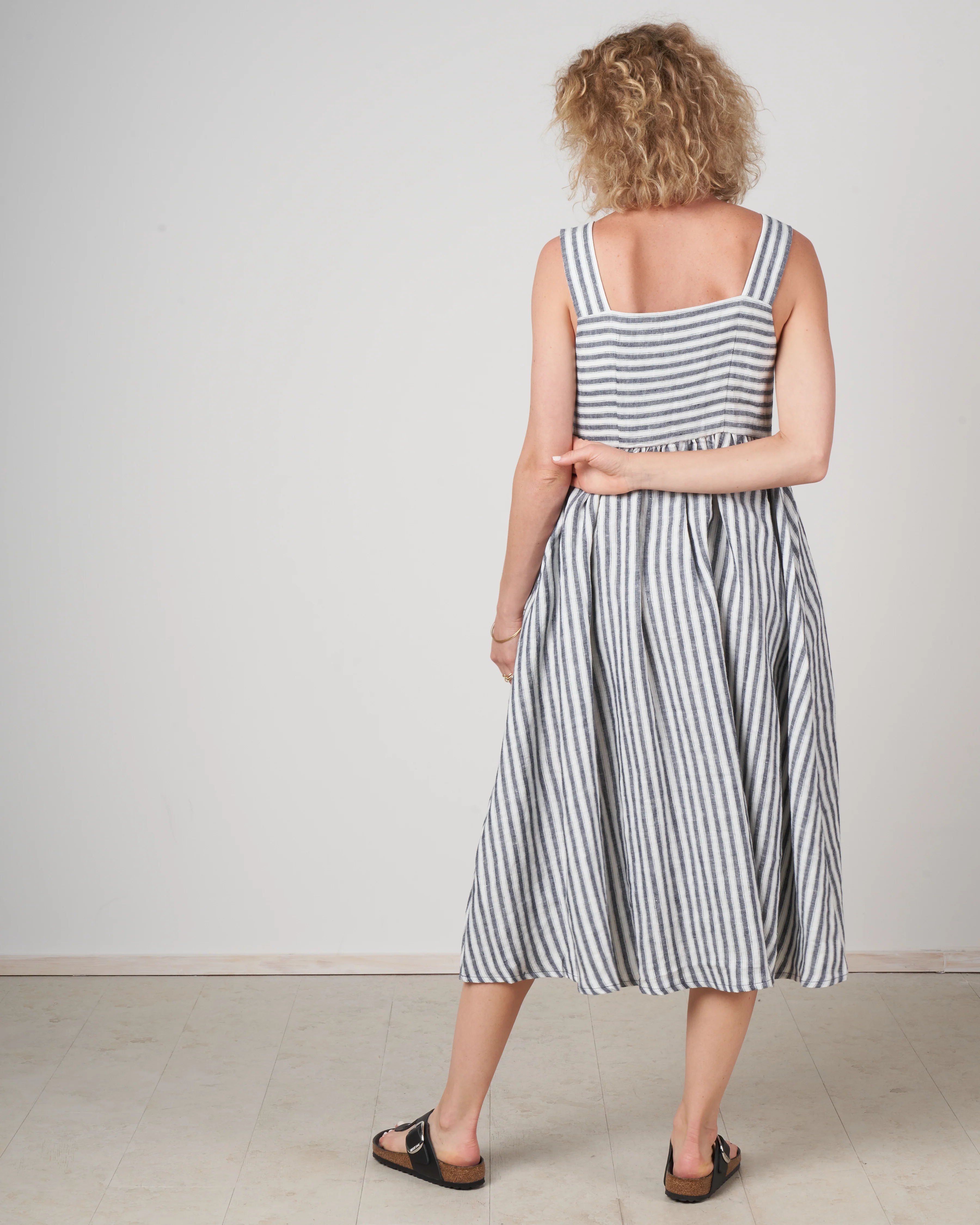 summer sundress - wide stripes - Image 5