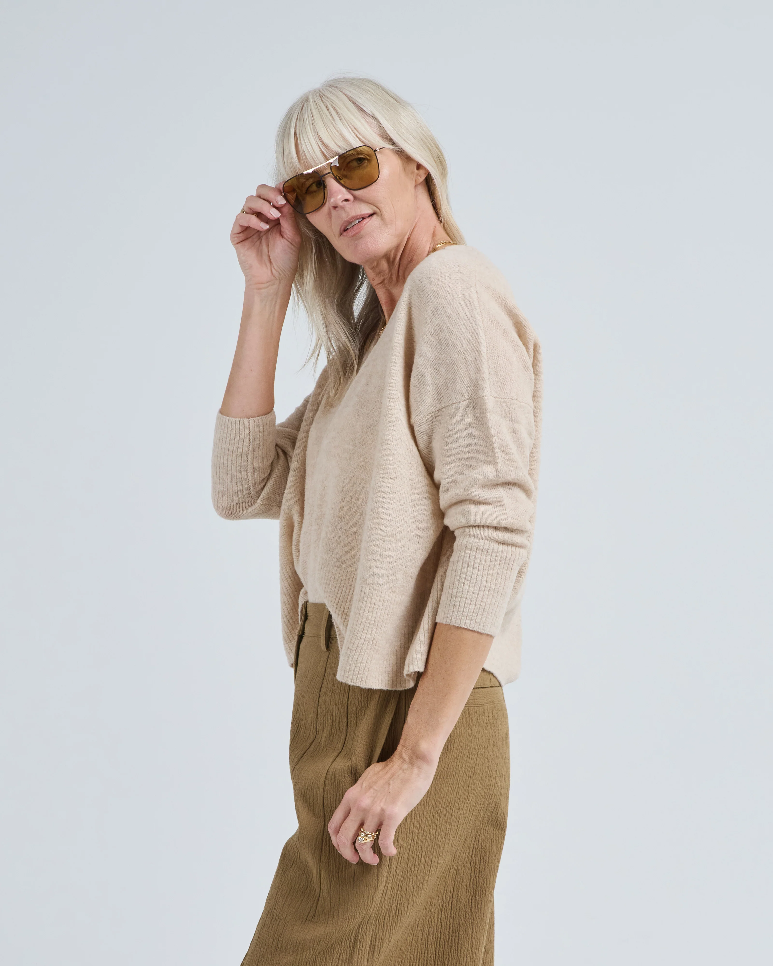 v-neck sweater - Image 4
