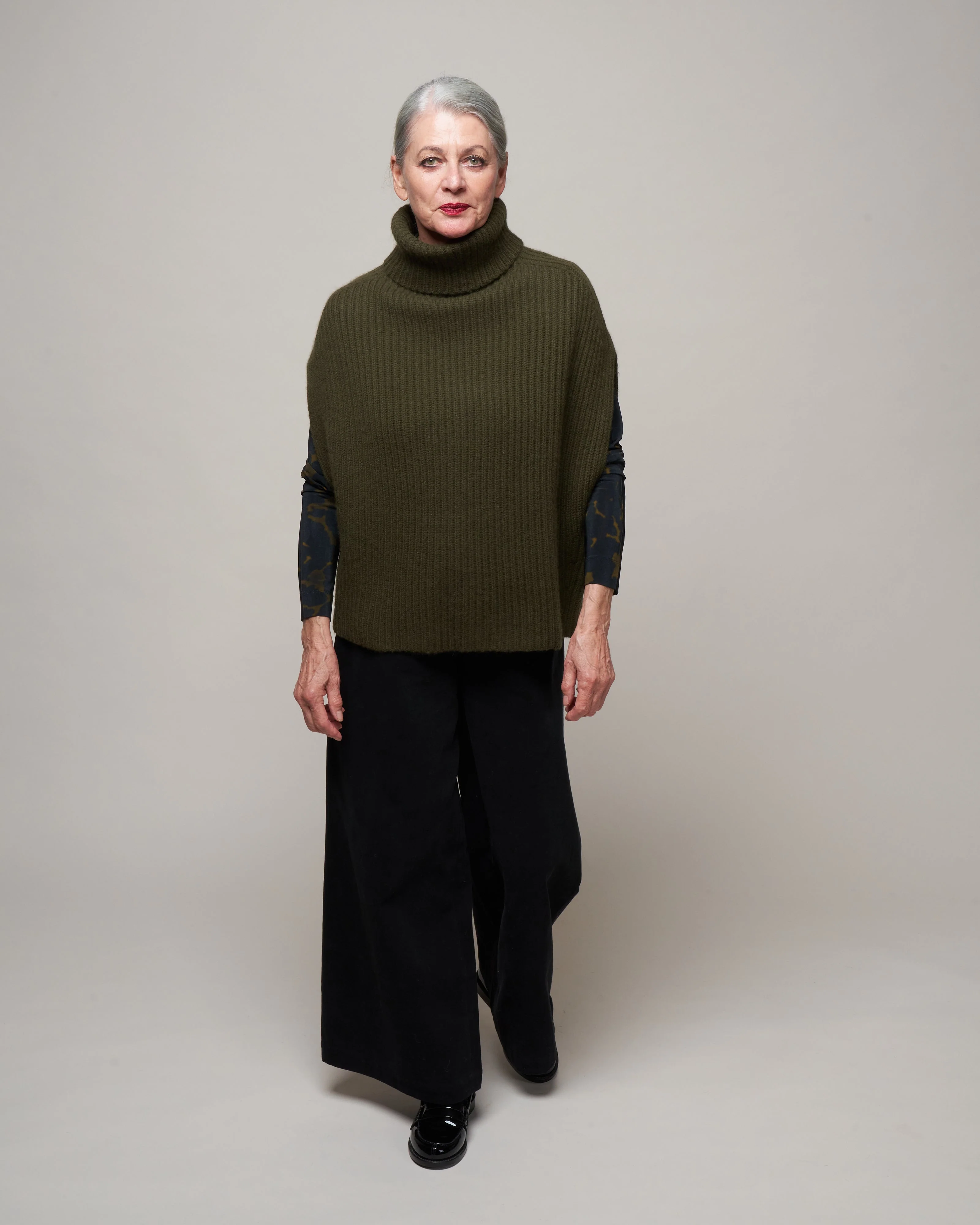 wide leg trouser - black - Image 2
