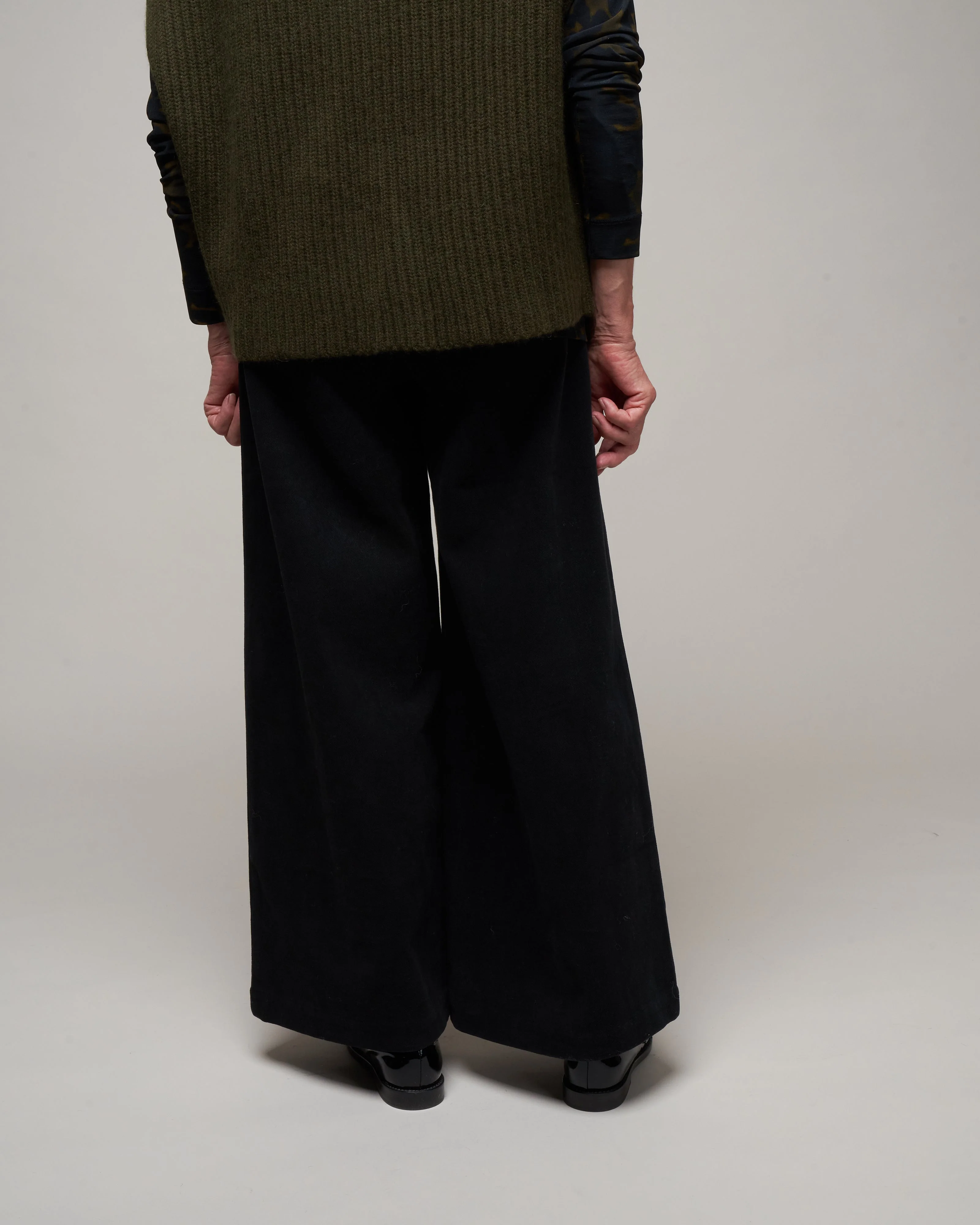 wide leg trouser - black - Image 4