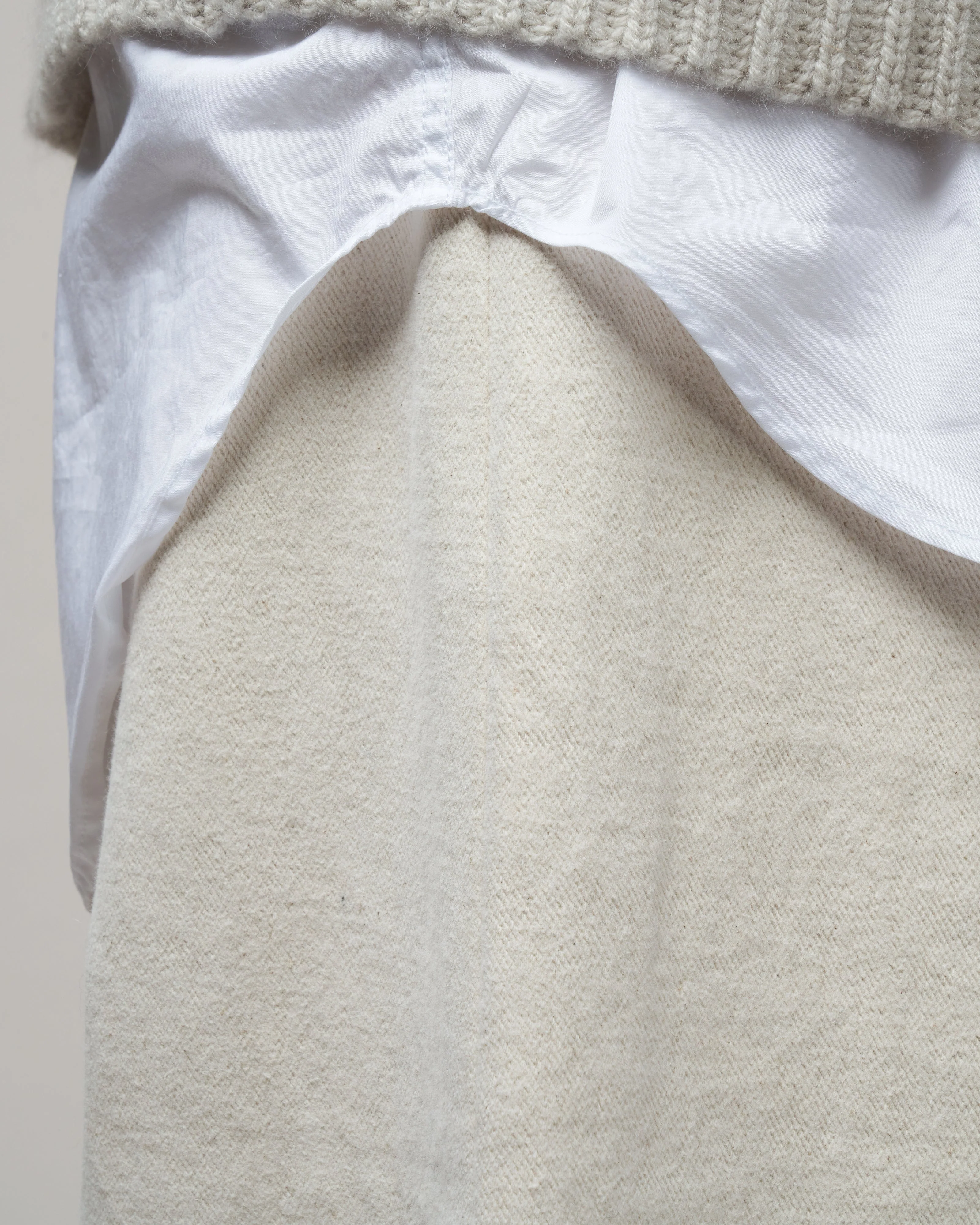 wide leg trouser - bone - Image 5
