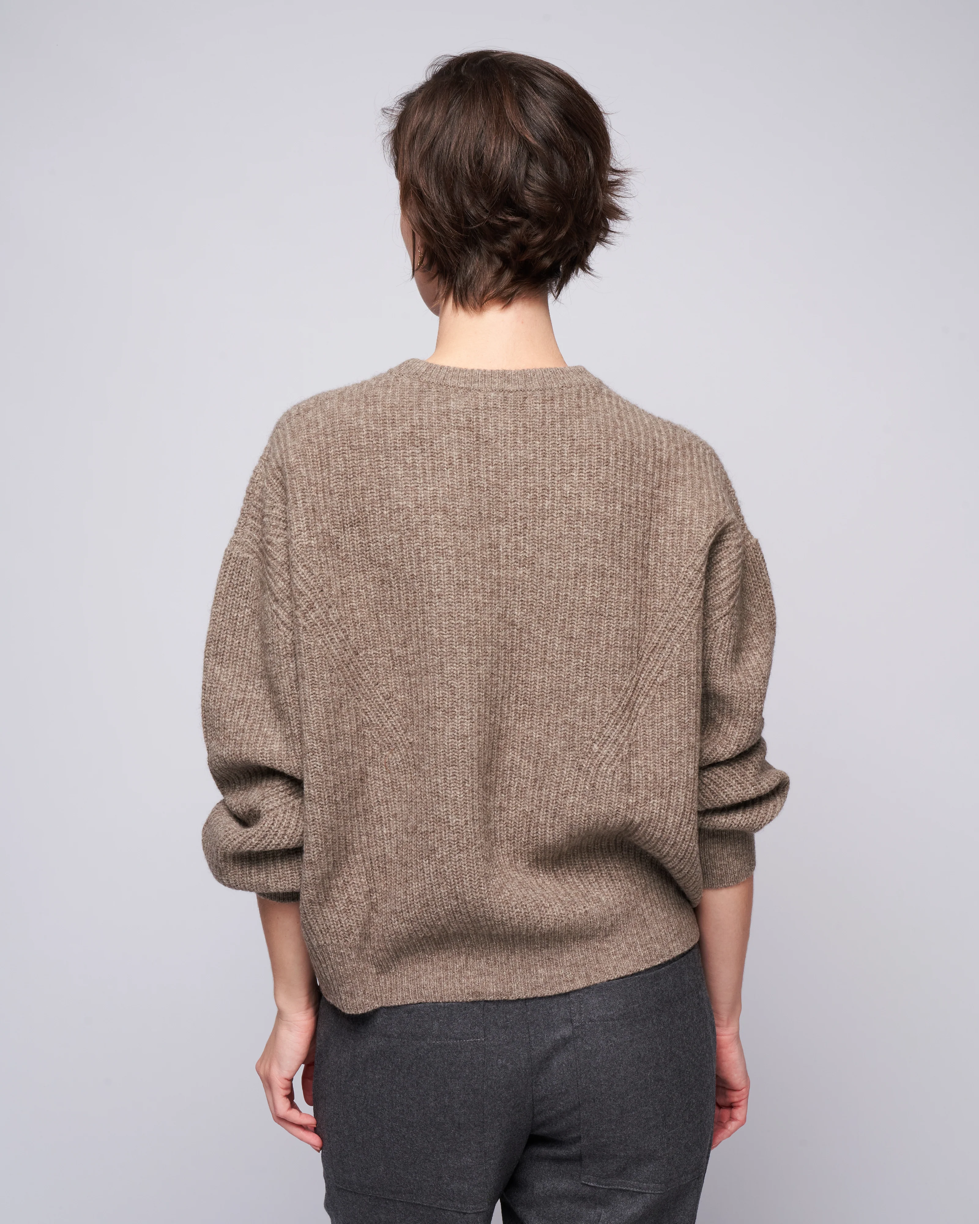 yak poet sleeve sweater - taupe - Image 4