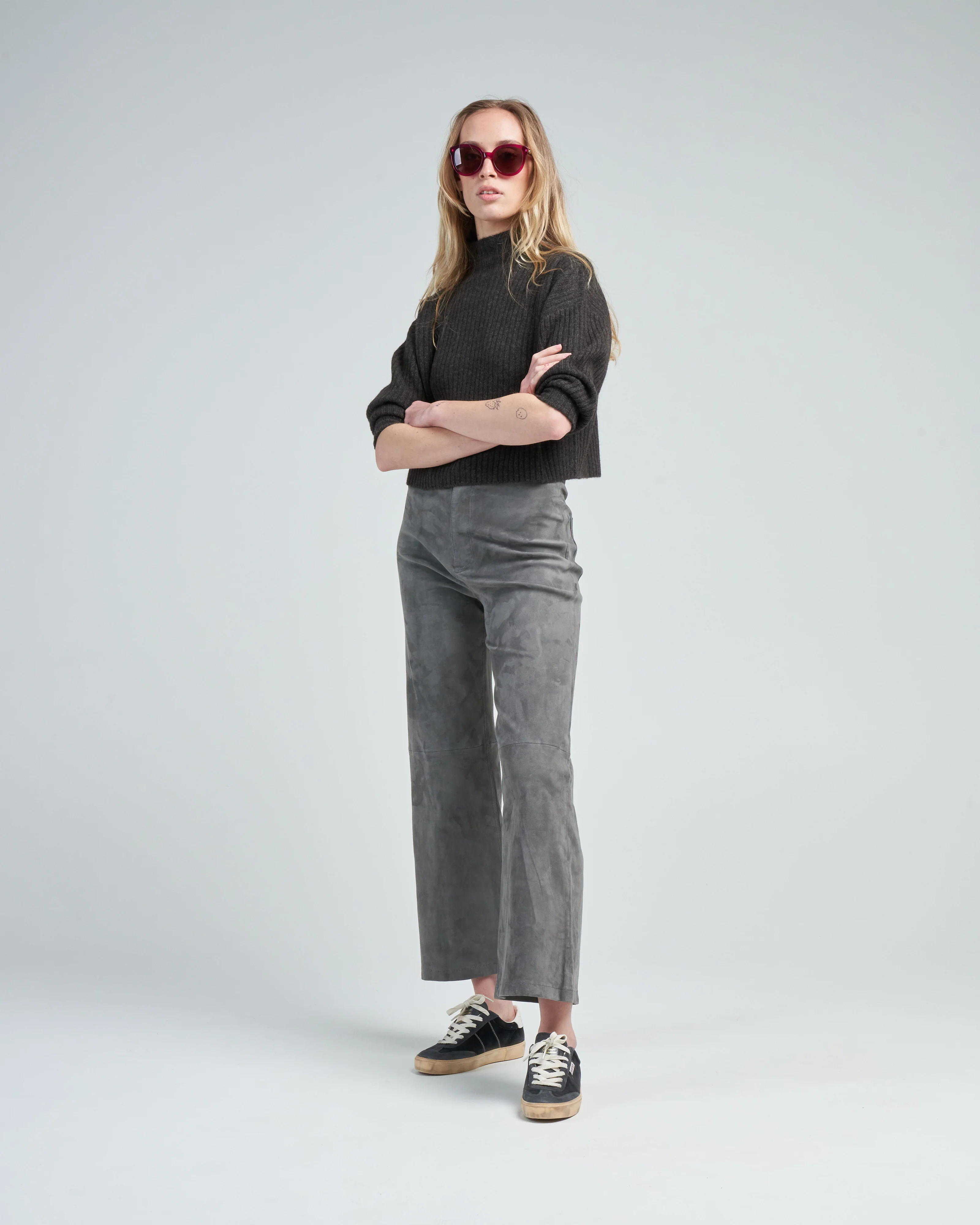 yak rib mock neck sweater - Image 2