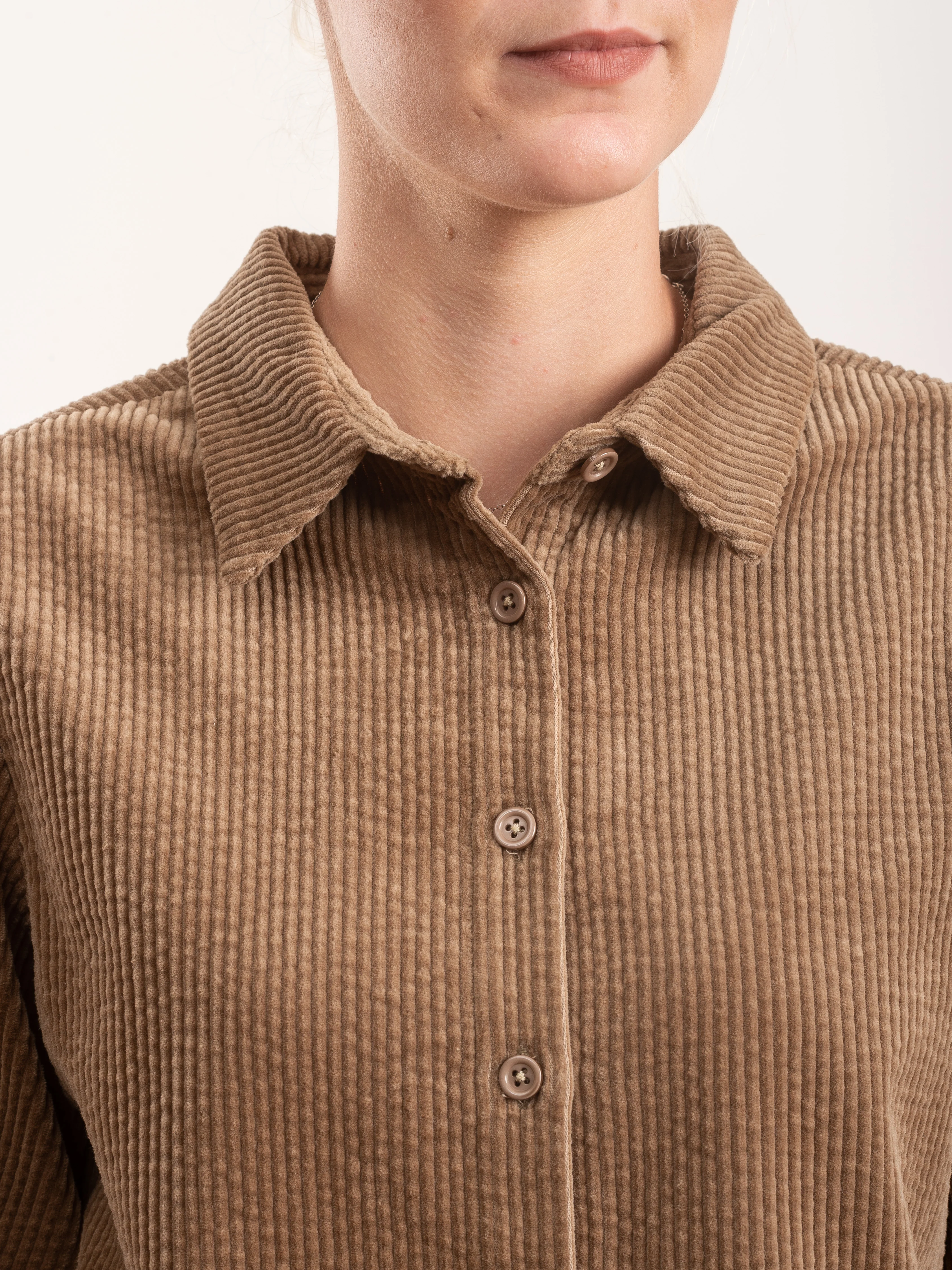 corduroy back pleat - tobacco - Image 7
