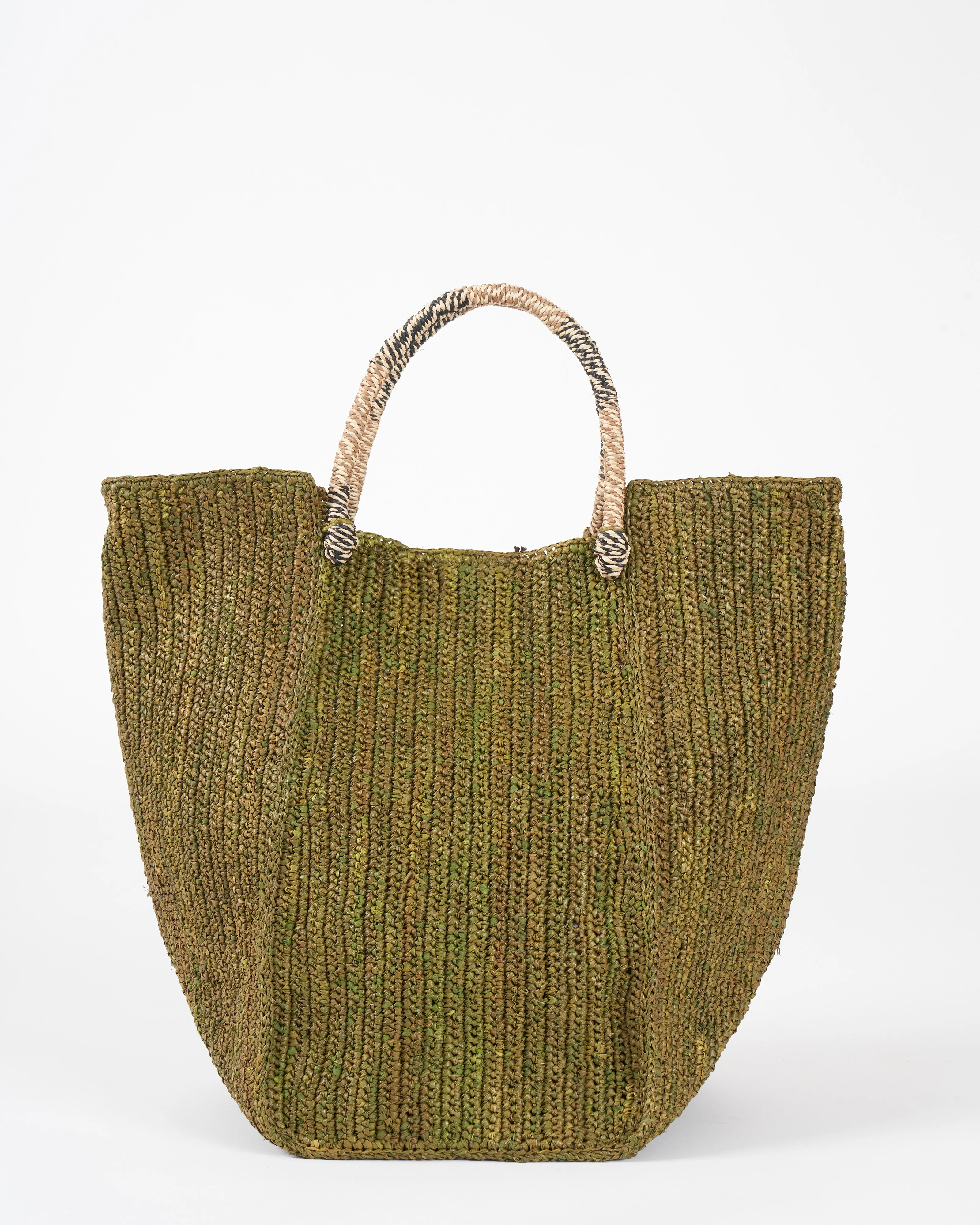 orion vertical tote - kaki beige mix - Image 3